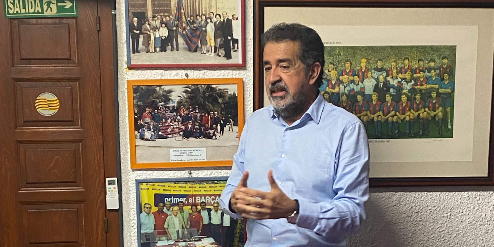 Jordi Robirosa a la Penya Blaugrana. FOTO: Penya Blaugrana Sant Cugat