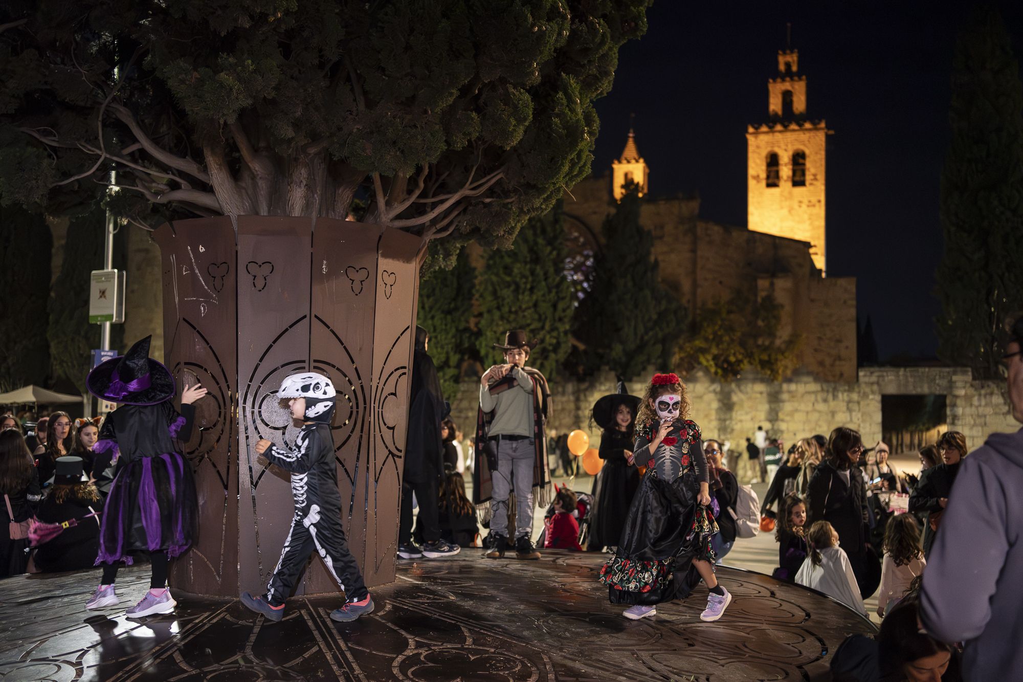 Halloween al centre de Sant Cugat. FOTO: Mireia Comas (TOT Sant Cugat)