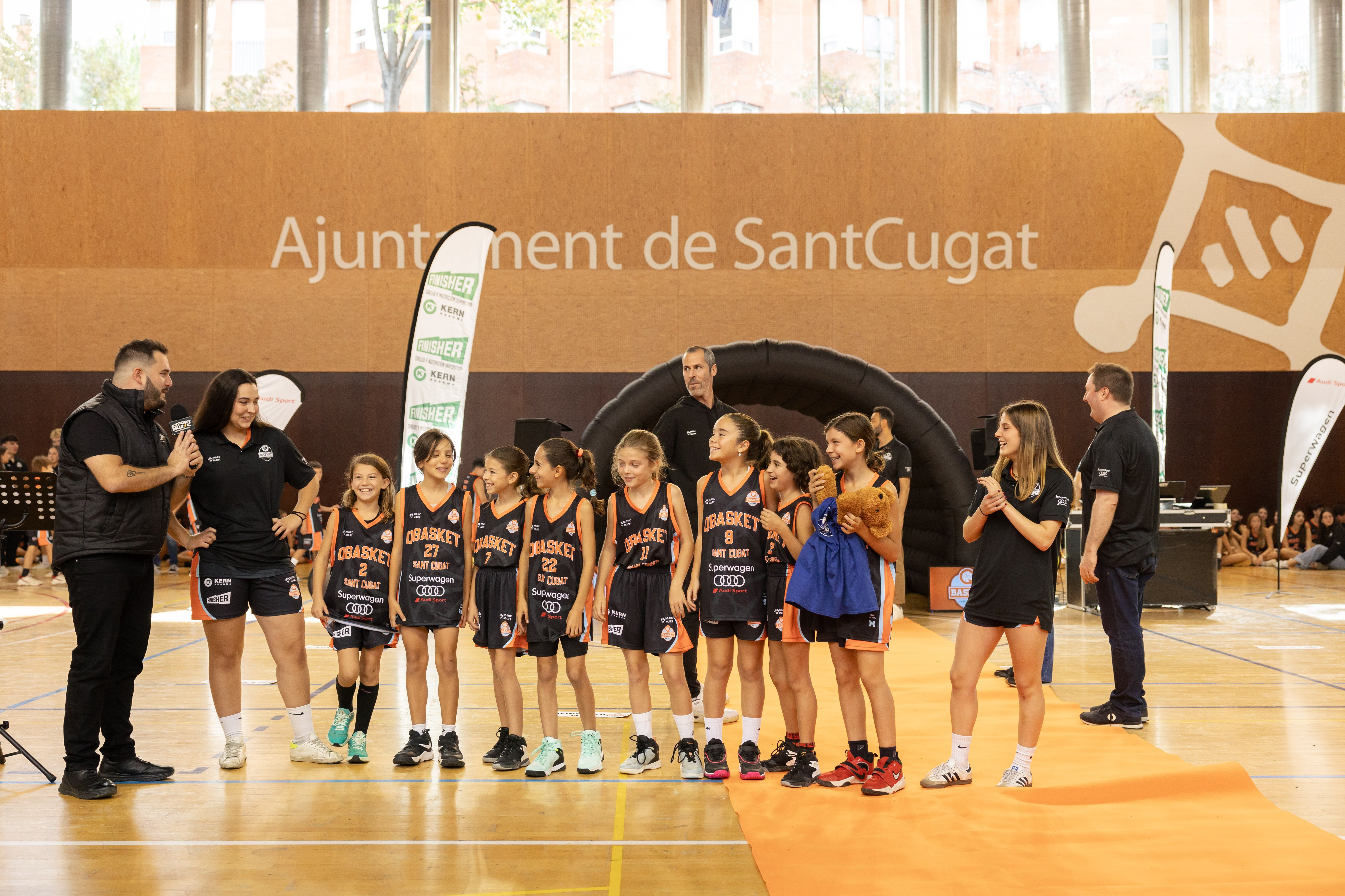 Presentació d'equips del Qbasket Sant Cugat de la temporada 2025/2026. FOTO: Arnau Padilla (TOT Sant Cugat)