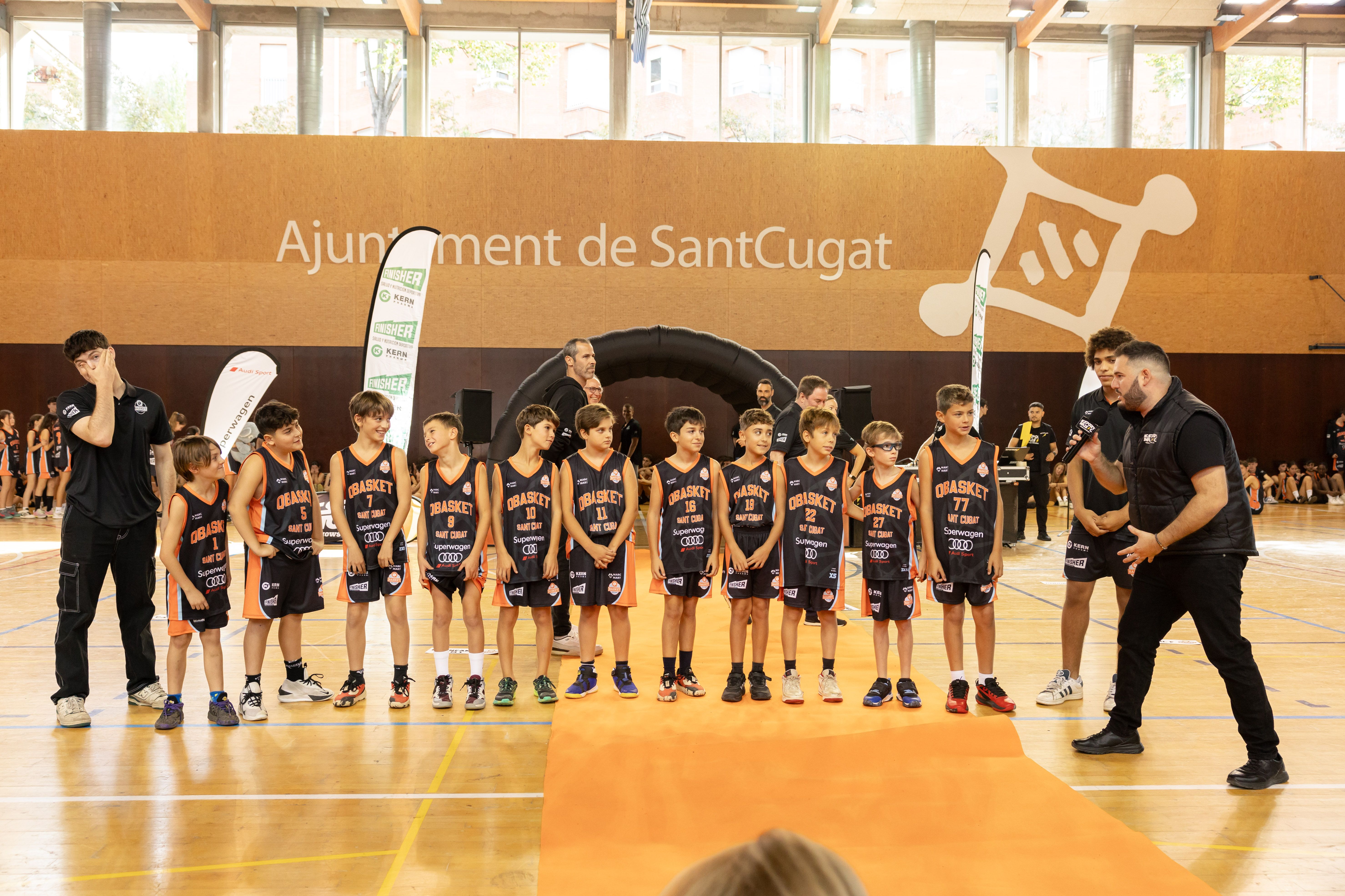 Presentació d'equips del Qbasket Sant Cugat de la temporada 2025/2026. FOTO: Arnau Padilla (TOT Sant Cugat)