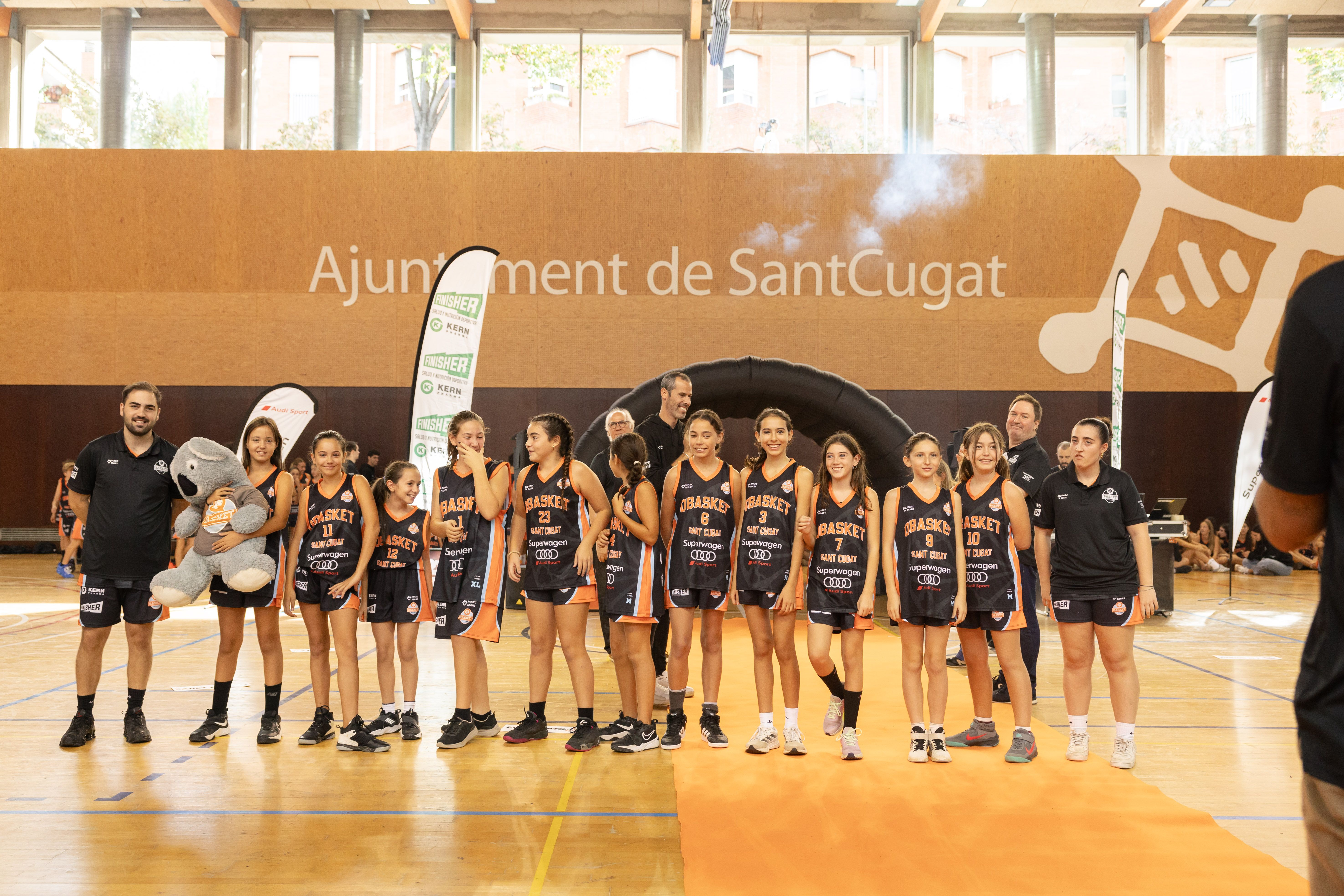 Presentació d'equips del Qbasket Sant Cugat de la temporada 2025/2026. FOTO: Arnau Padilla (TOT Sant Cugat)