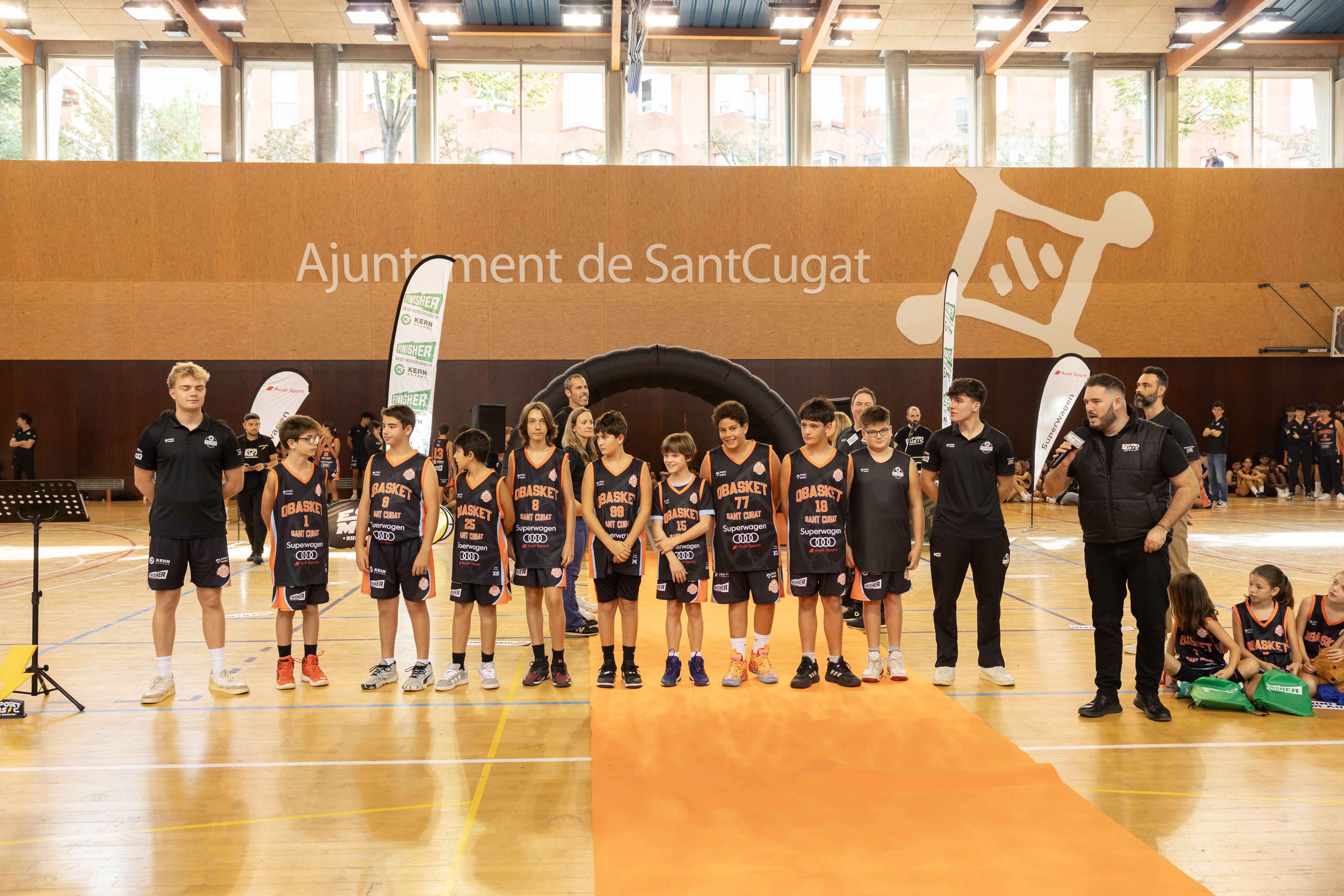 Presentació d'equips del Qbasket Sant Cugat de la temporada 2025/2026. FOTO: Arnau Padilla (TOT Sant Cugat)