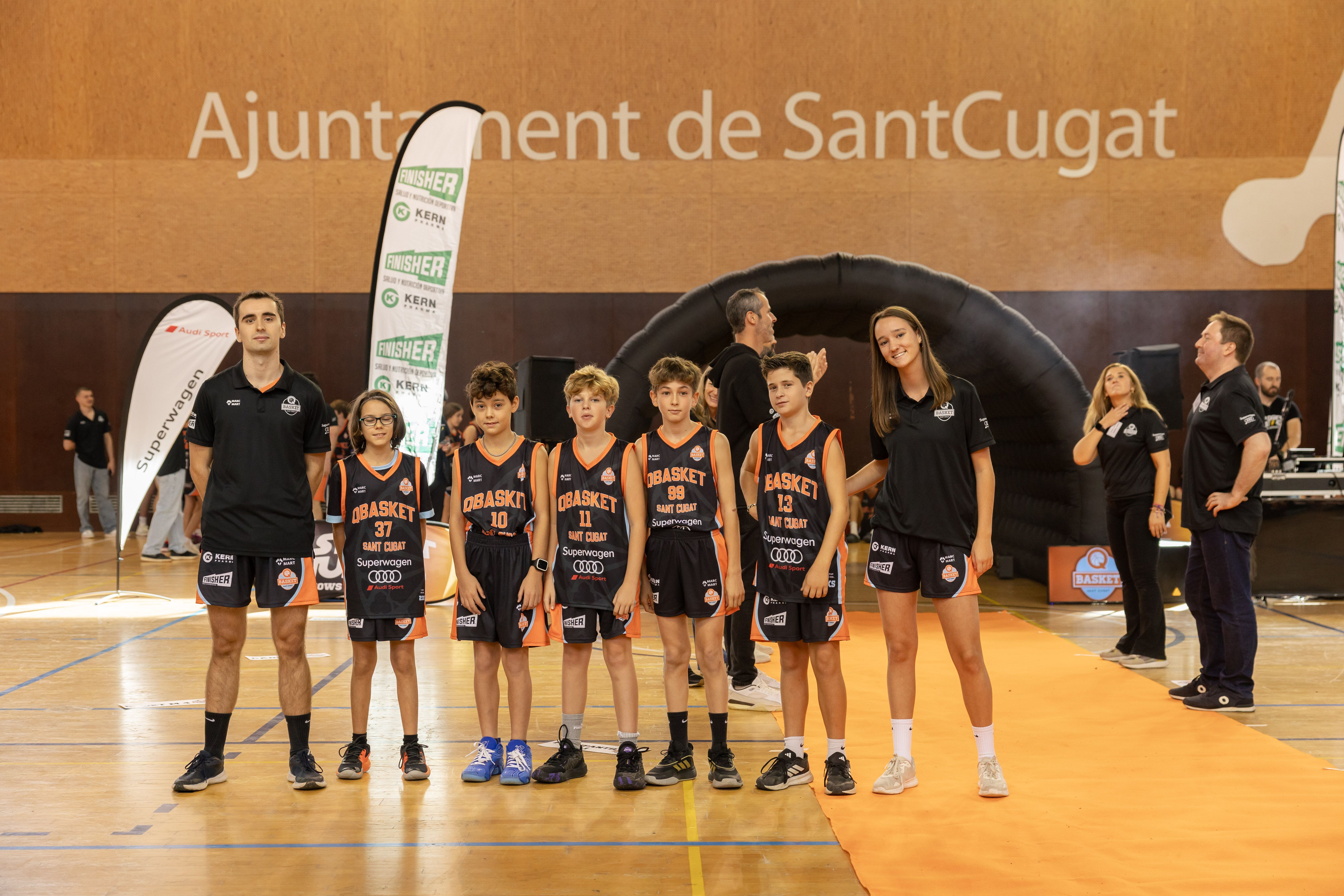 Presentació d'equips del Qbasket Sant Cugat de la temporada 2025/2026. FOTO: Arnau Padilla (TOT Sant Cugat)
