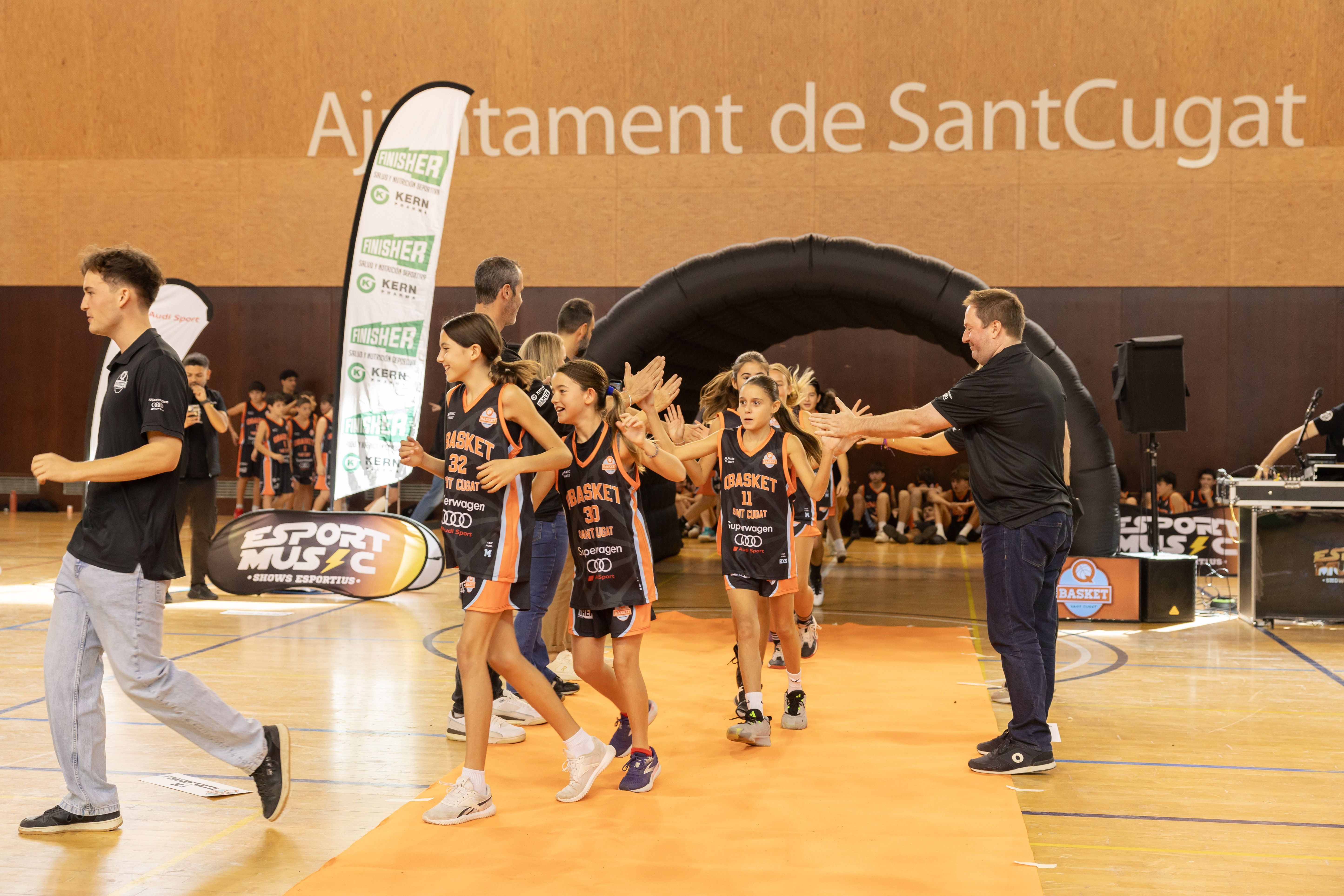 Presentació d'equips del Qbasket Sant Cugat de la temporada 2025/2026. FOTO: Arnau Padilla (TOT Sant Cugat)