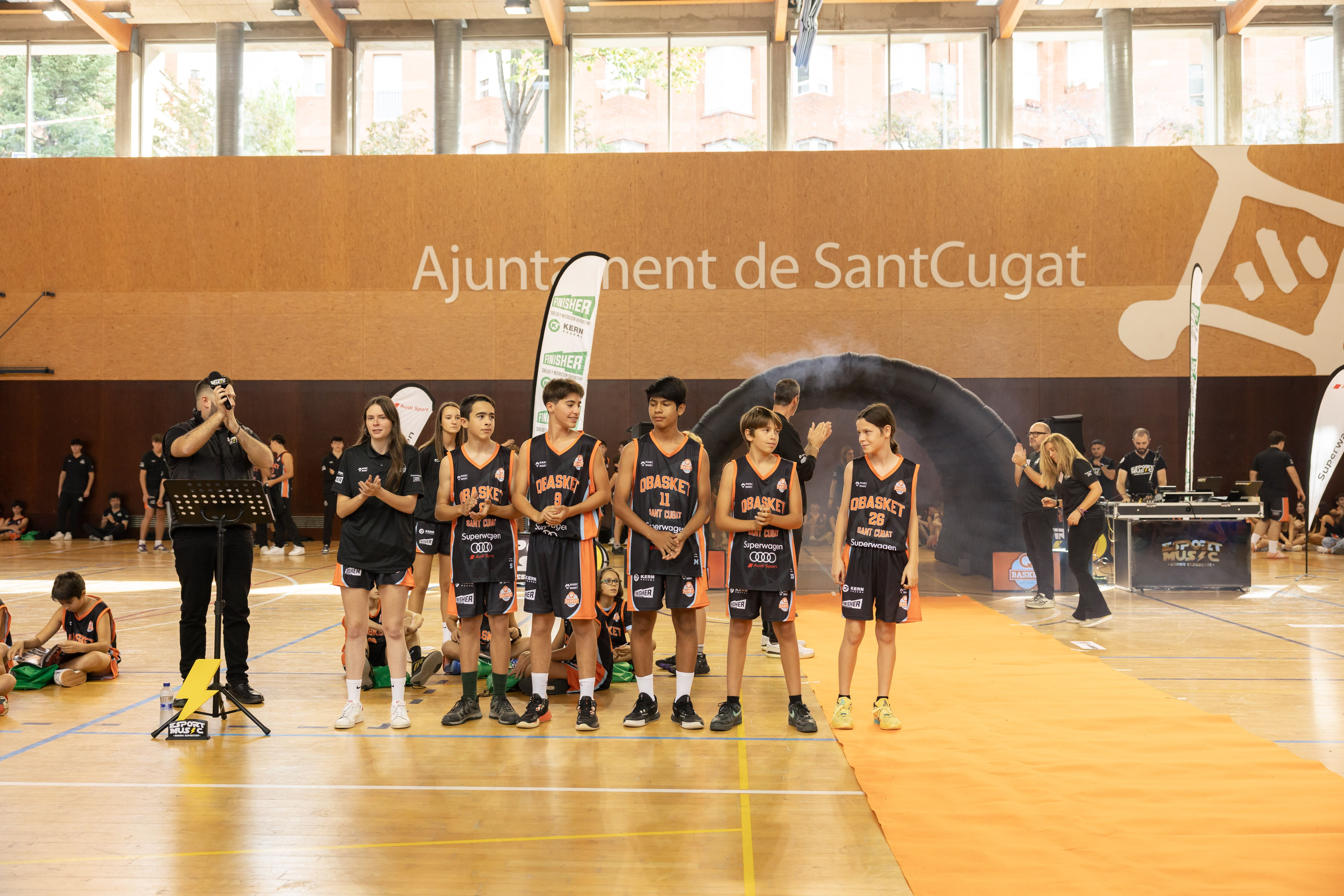 Presentació d'equips del Qbasket Sant Cugat de la temporada 2025/2026. FOTO: Arnau Padilla (TOT Sant Cugat)