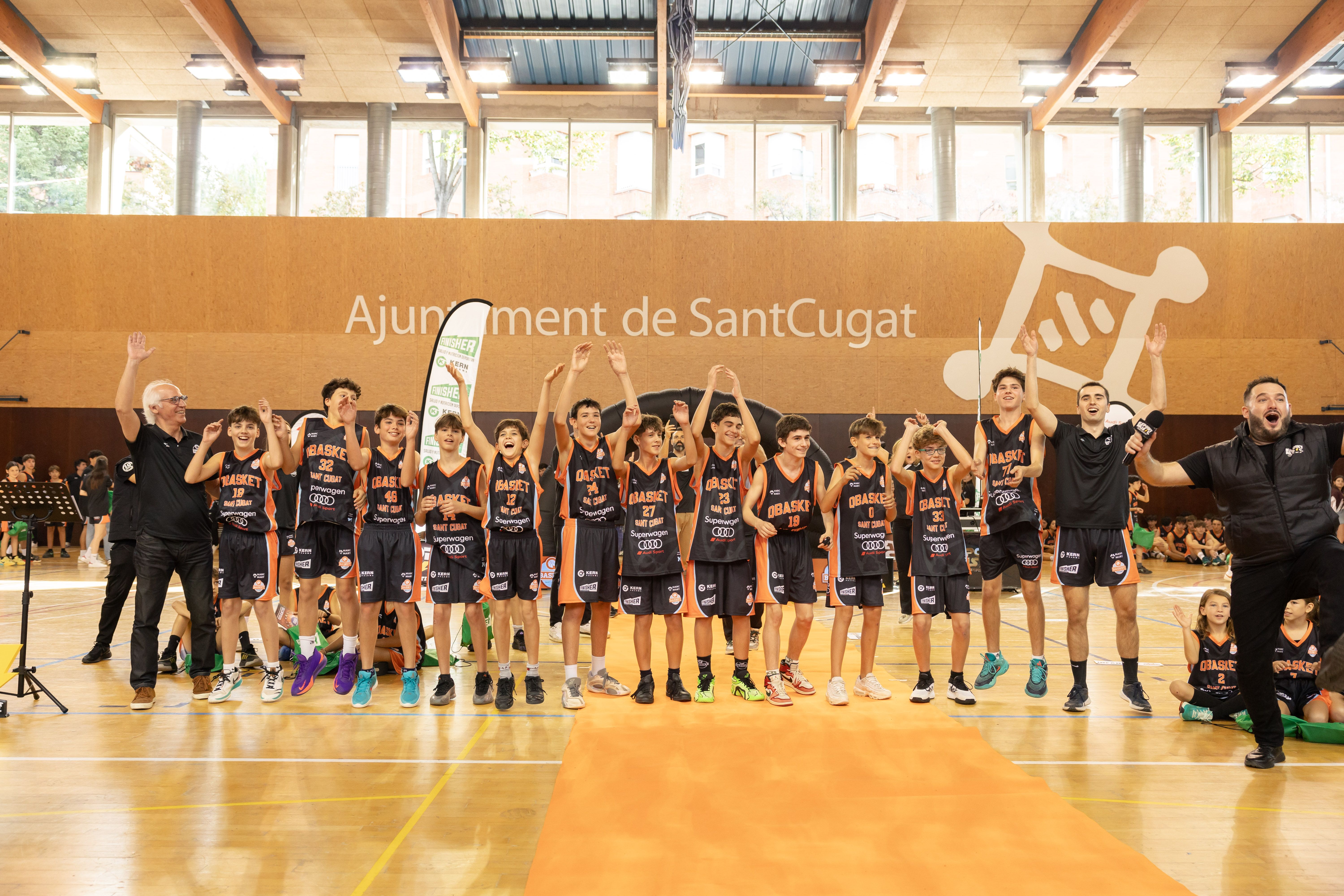 Presentació d'equips del Qbasket Sant Cugat de la temporada 2025/2026. FOTO: Arnau Padilla (TOT Sant Cugat)