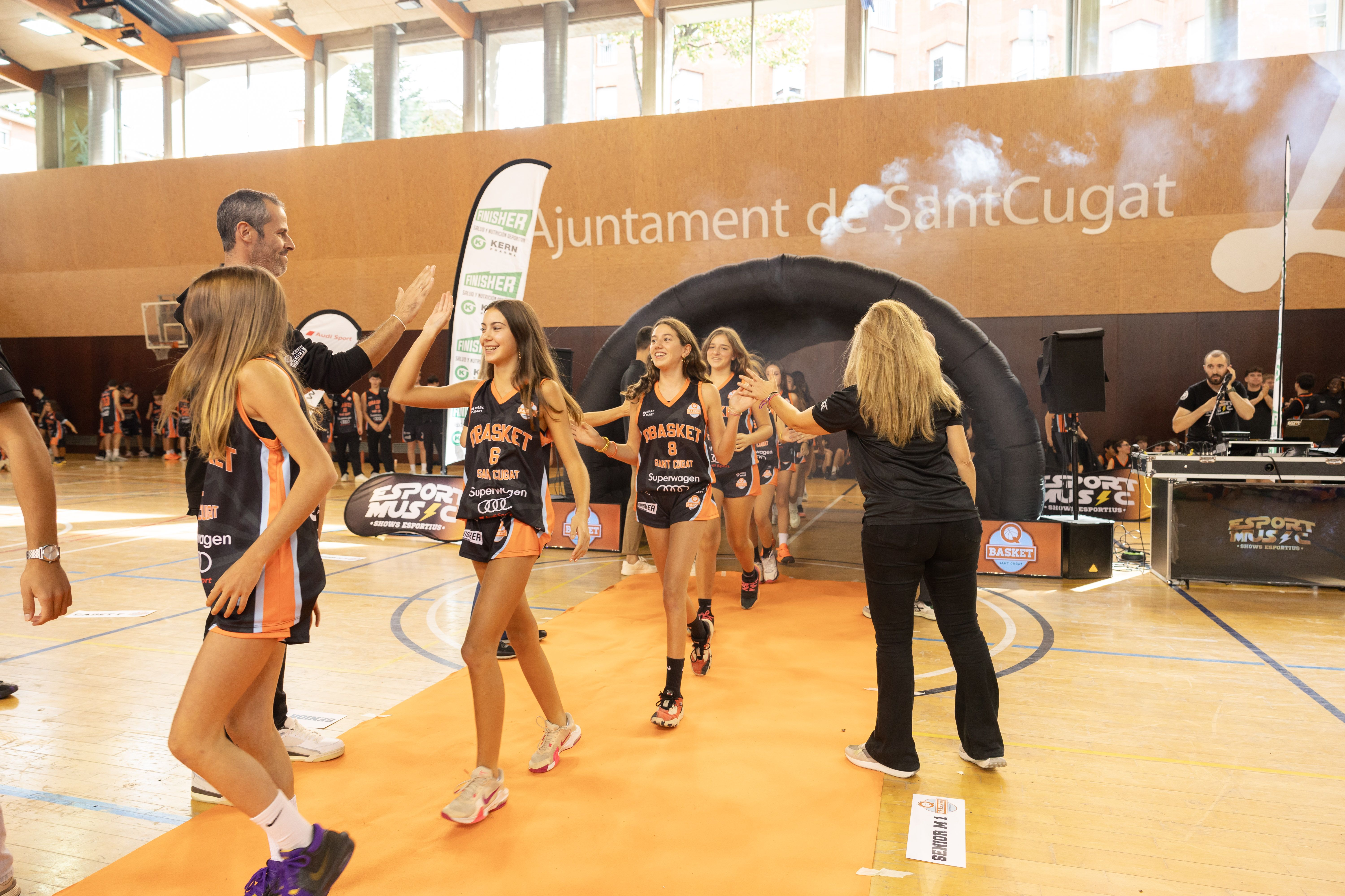 Presentació d'equips del Qbasket Sant Cugat de la temporada 2025/2026. FOTO: Arnau Padilla (TOT Sant Cugat)