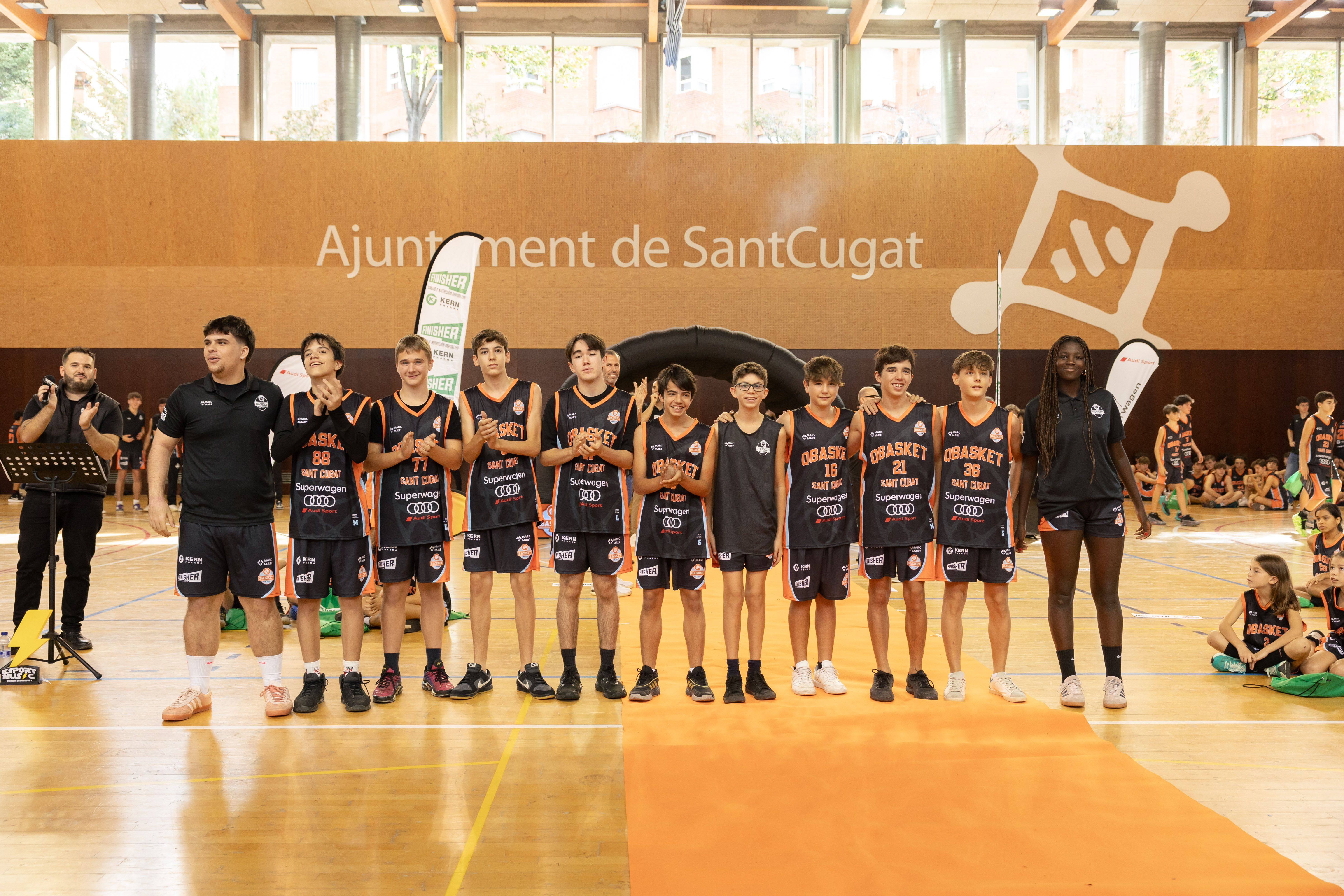 Presentació d'equips del Qbasket Sant Cugat de la temporada 2025/2026. FOTO: Arnau Padilla (TOT Sant Cugat)