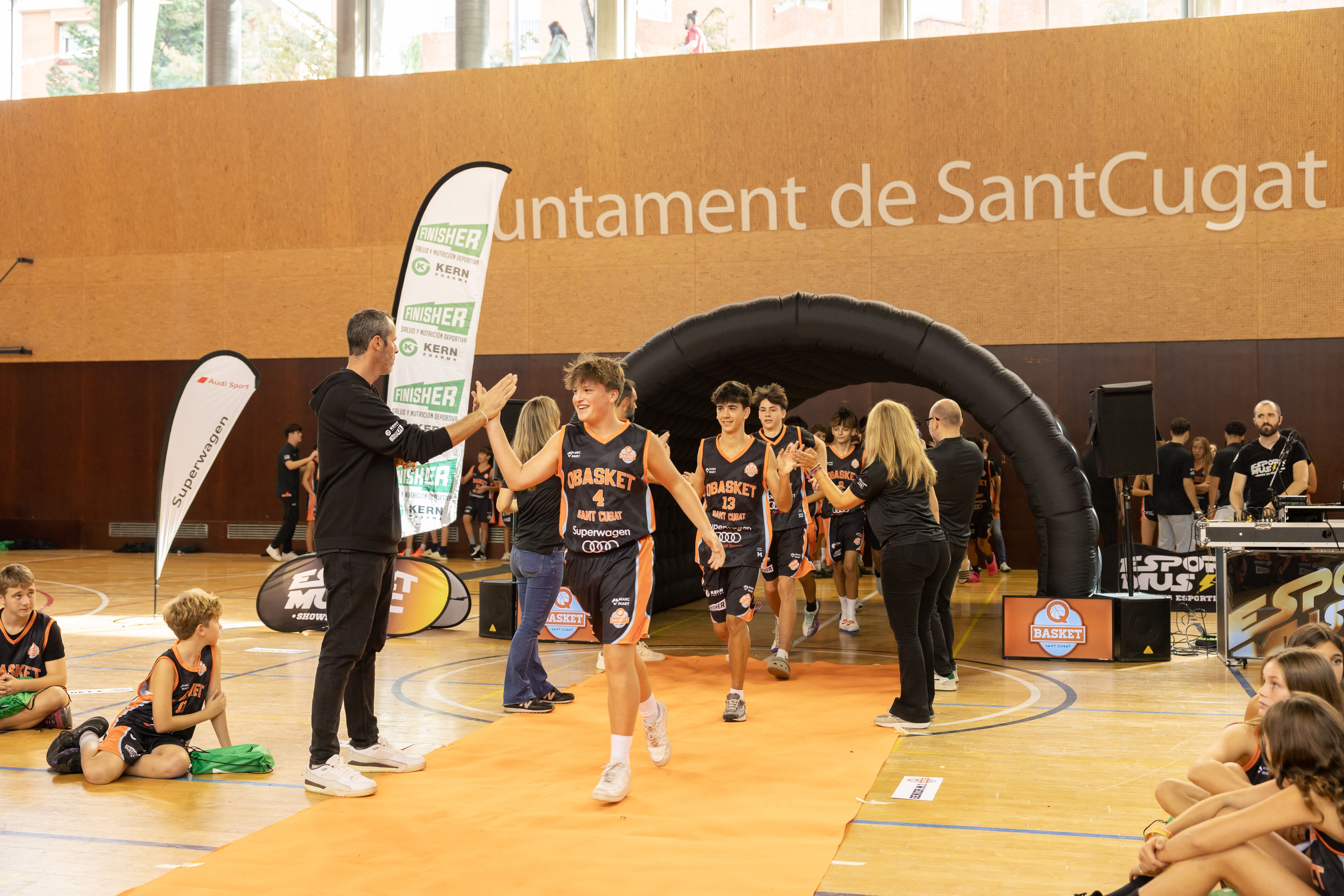 Presentació d'equips del Qbasket Sant Cugat de la temporada 2025/2026. FOTO: Arnau Padilla (TOT Sant Cugat)
