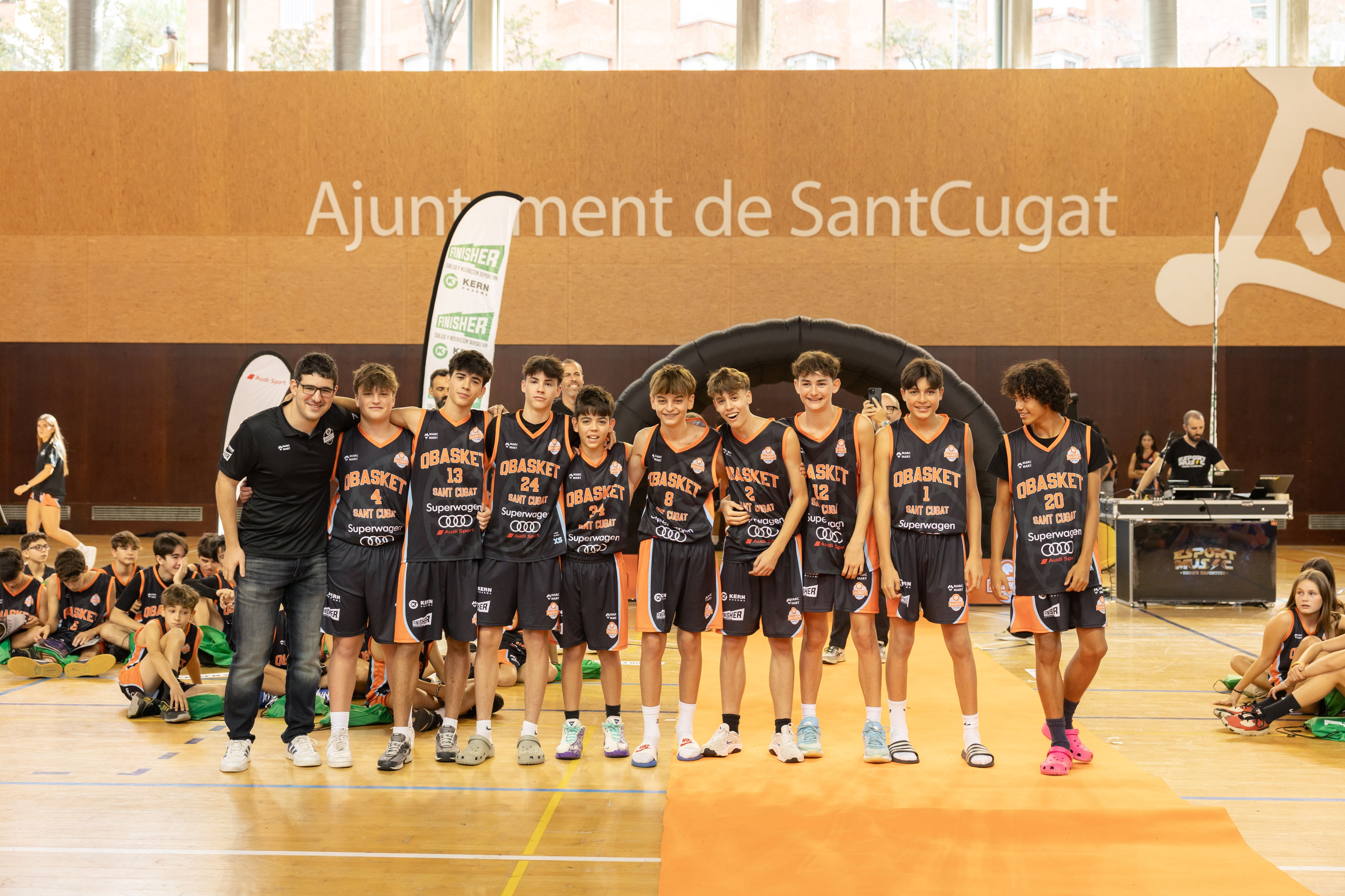 Presentació d'equips del Qbasket Sant Cugat de la temporada 2025/2026. FOTO: Arnau Padilla (TOT Sant Cugat)