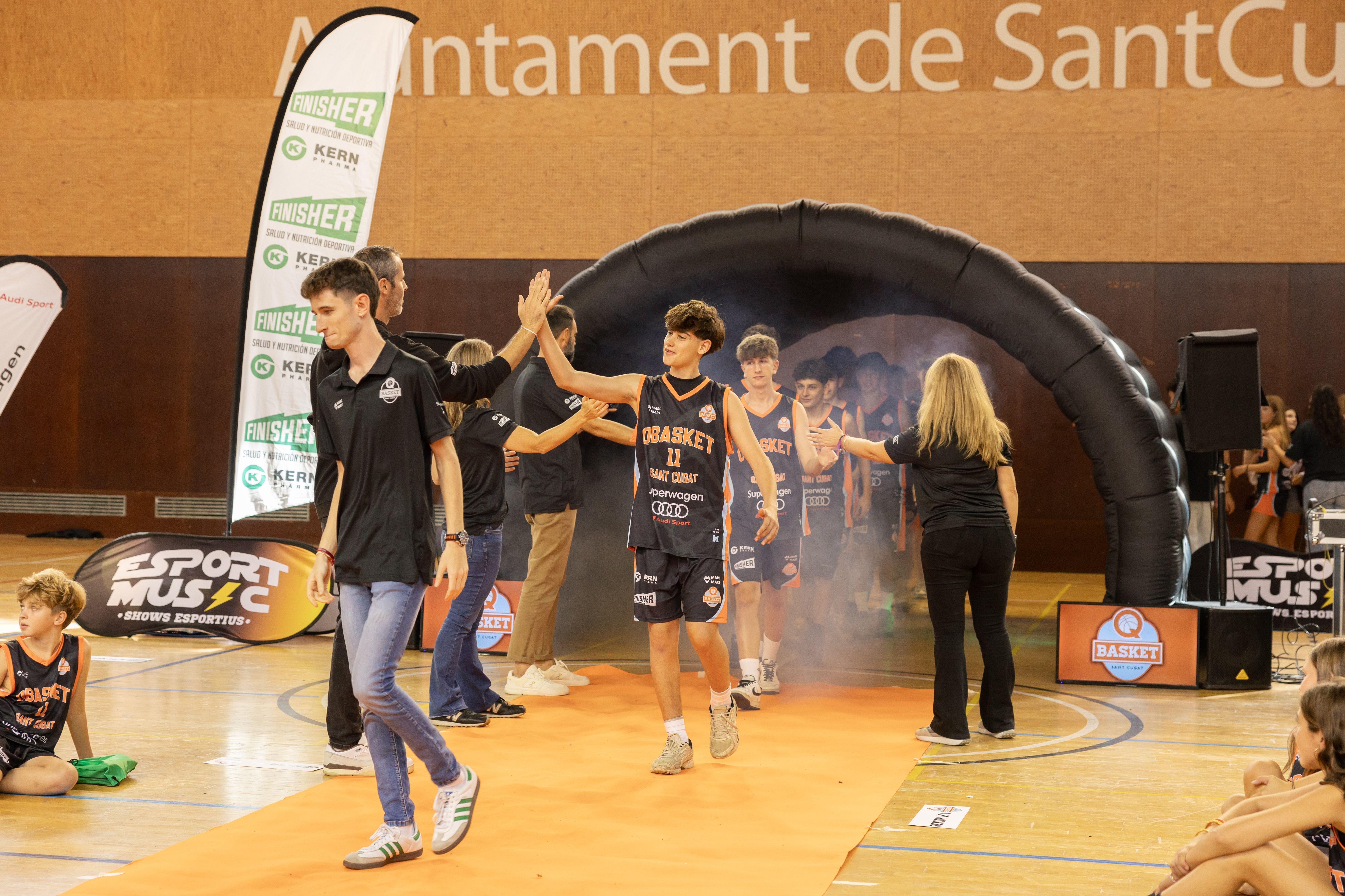 Presentació d'equips del Qbasket Sant Cugat de la temporada 2025/2026. FOTO: Arnau Padilla (TOT Sant Cugat)