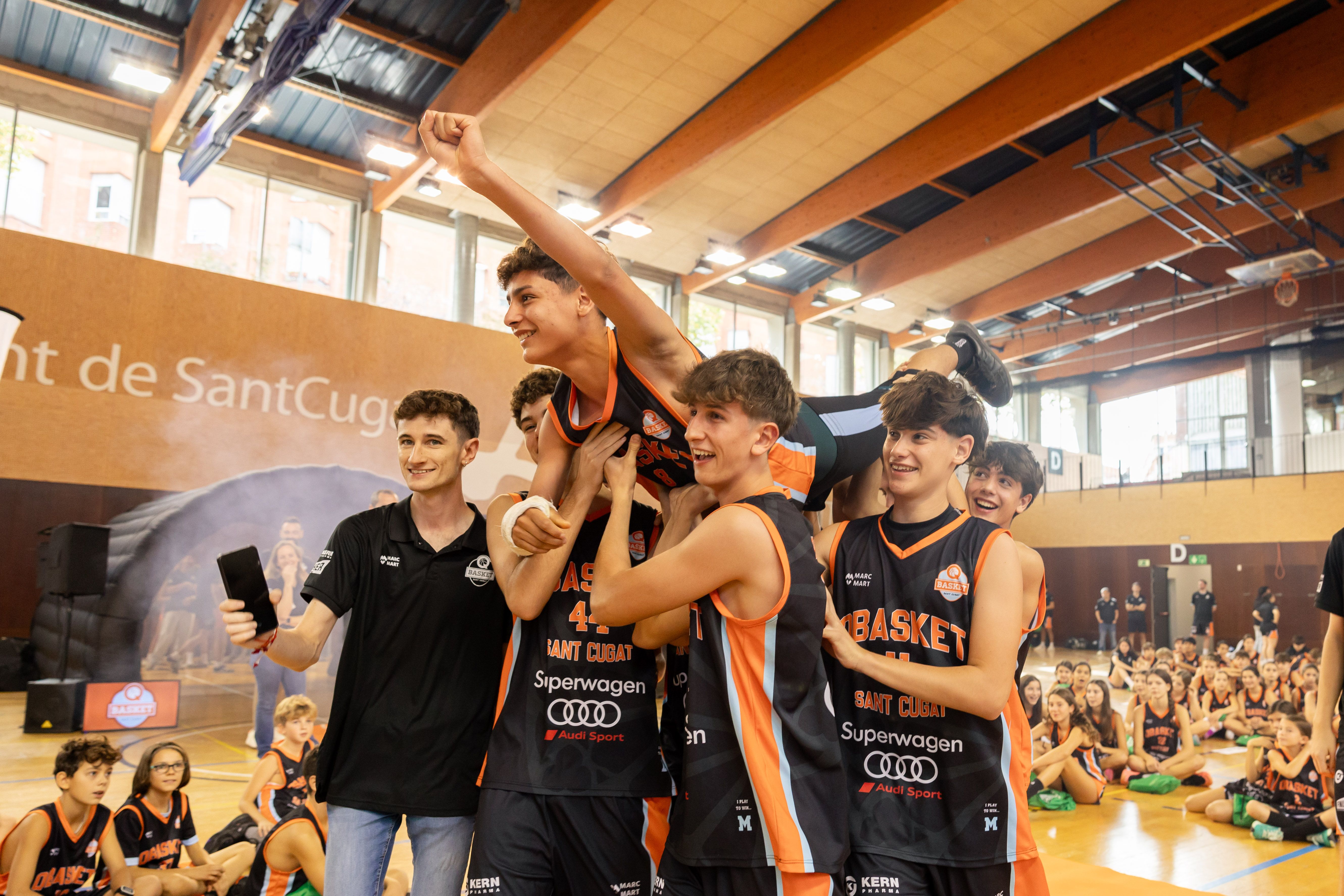 Presentació d'equips del Qbasket Sant Cugat de la temporada 2025/2026. FOTO: Arnau Padilla (TOT Sant Cugat)