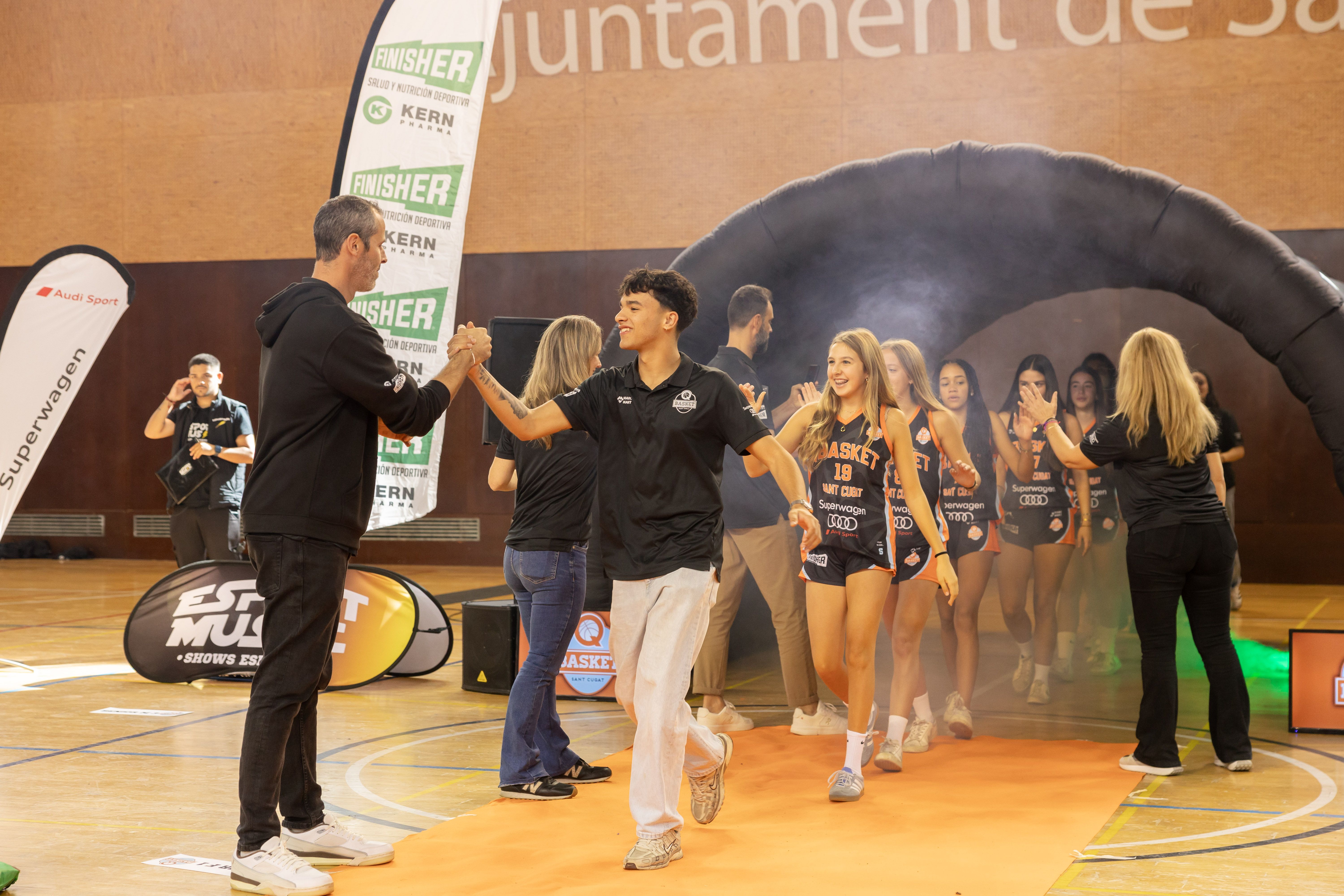 Presentació d'equips del Qbasket Sant Cugat de la temporada 2025/2026. FOTO: Arnau Padilla (TOT Sant Cugat)