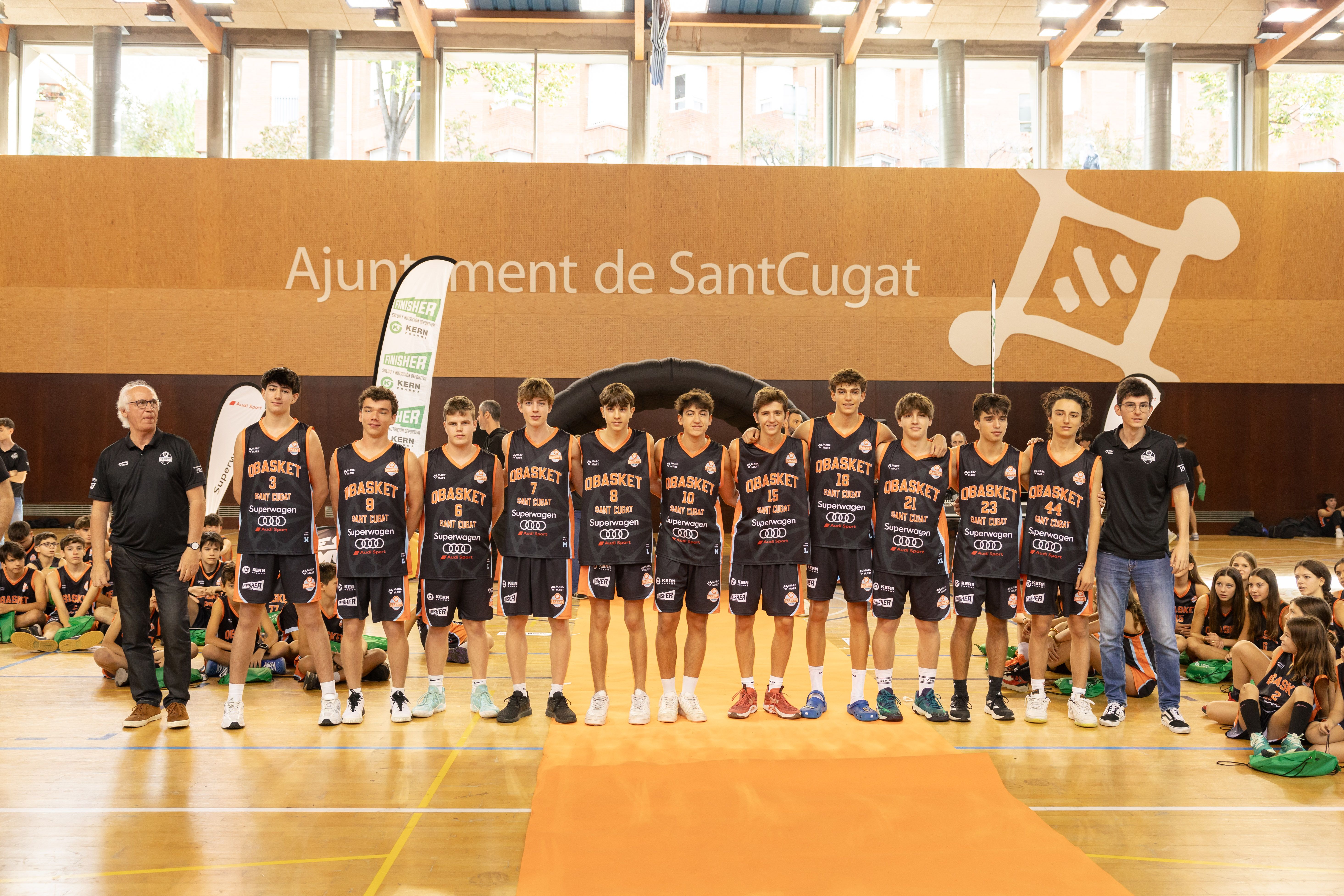 Presentació d'equips del Qbasket Sant Cugat de la temporada 2025/2026. FOTO: Arnau Padilla (TOT Sant Cugat)