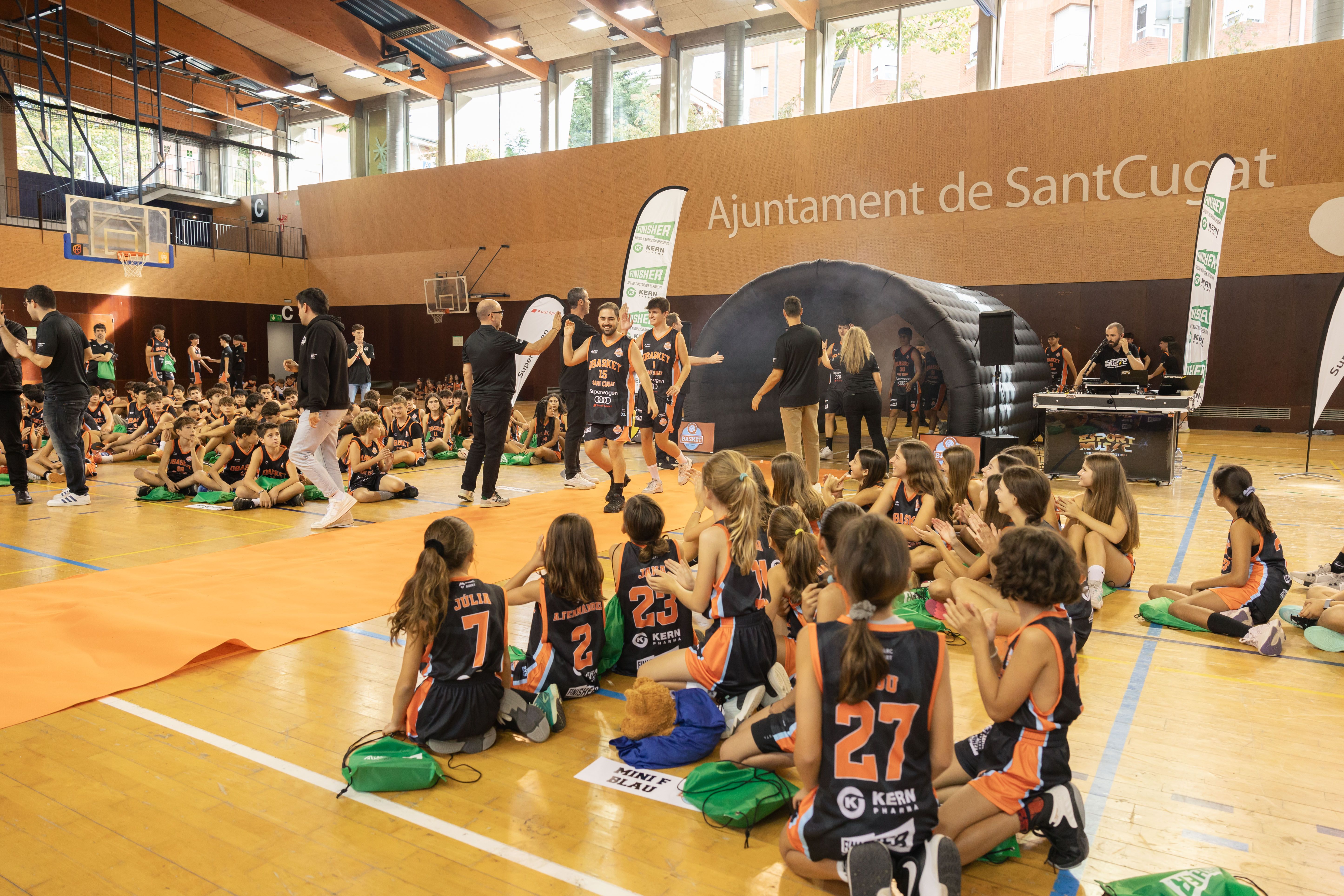 Presentació d'equips del Qbasket Sant Cugat de la temporada 2025/2026. FOTO: Arnau Padilla (TOT Sant Cugat)