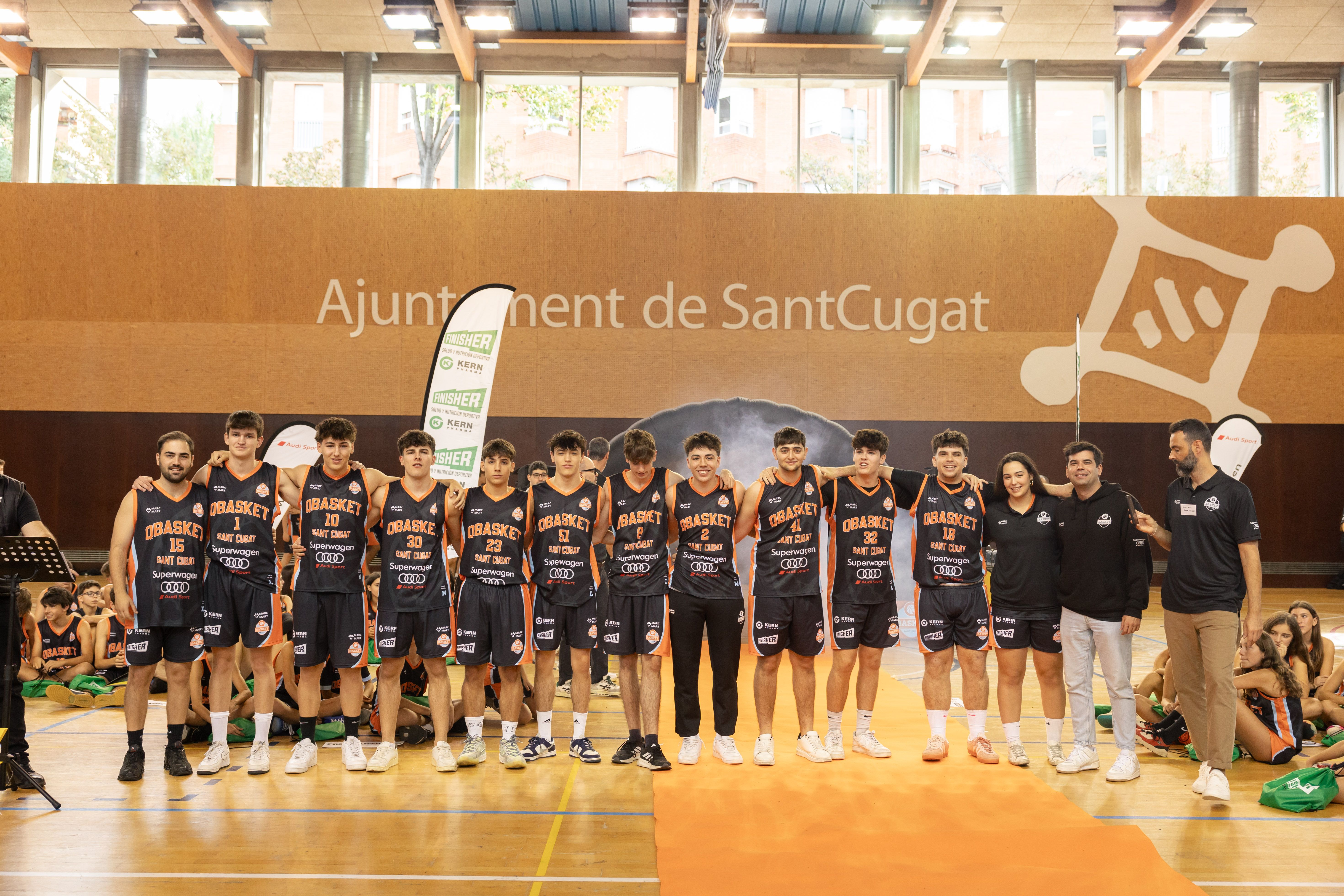 Presentació d'equips del Qbasket Sant Cugat de la temporada 2025/2026. FOTO: Arnau Padilla (TOT Sant Cugat)