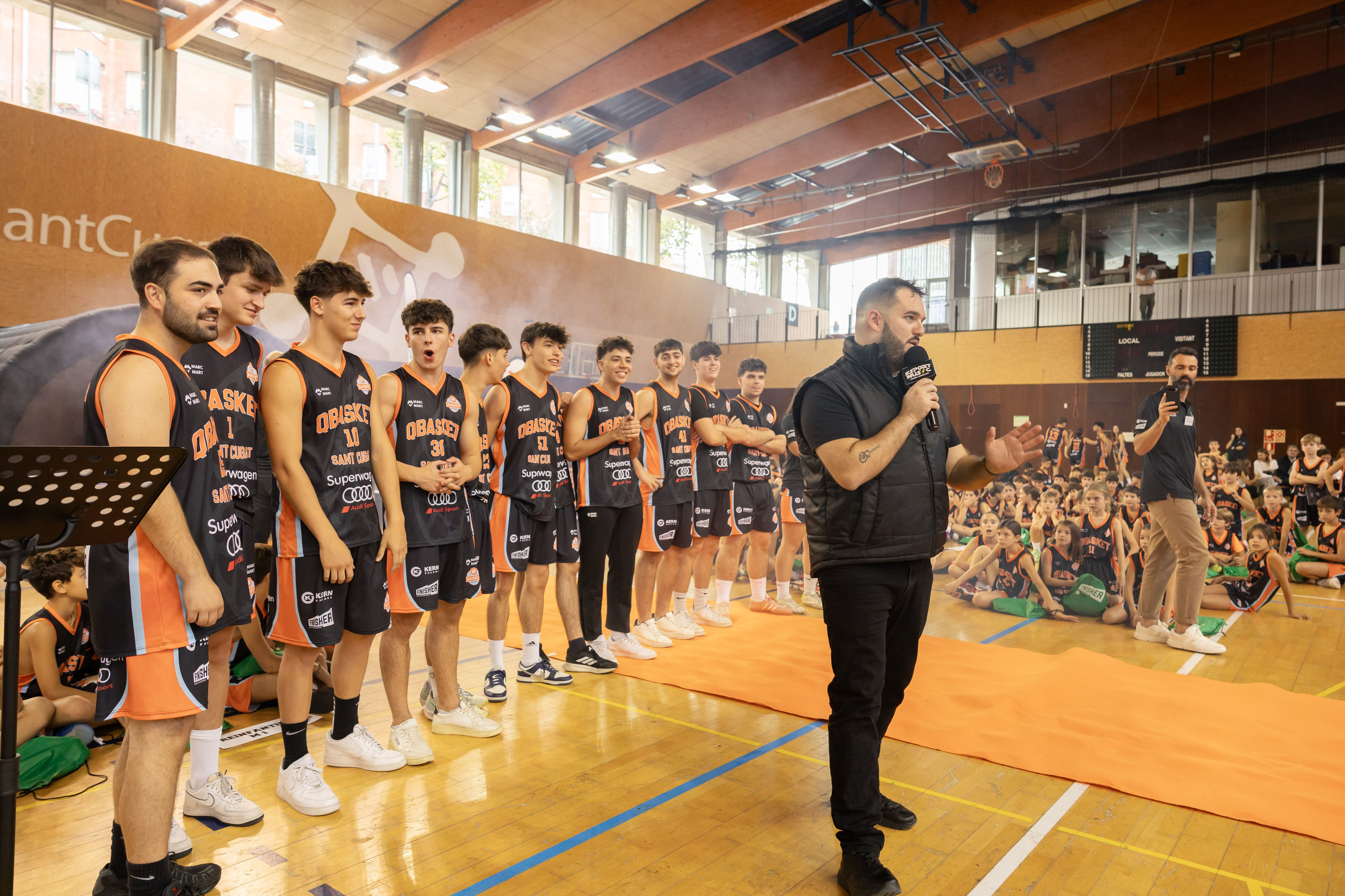 Presentació d'equips del Qbasket Sant Cugat de la temporada 2025/2026. FOTO: Arnau Padilla (TOT Sant Cugat)