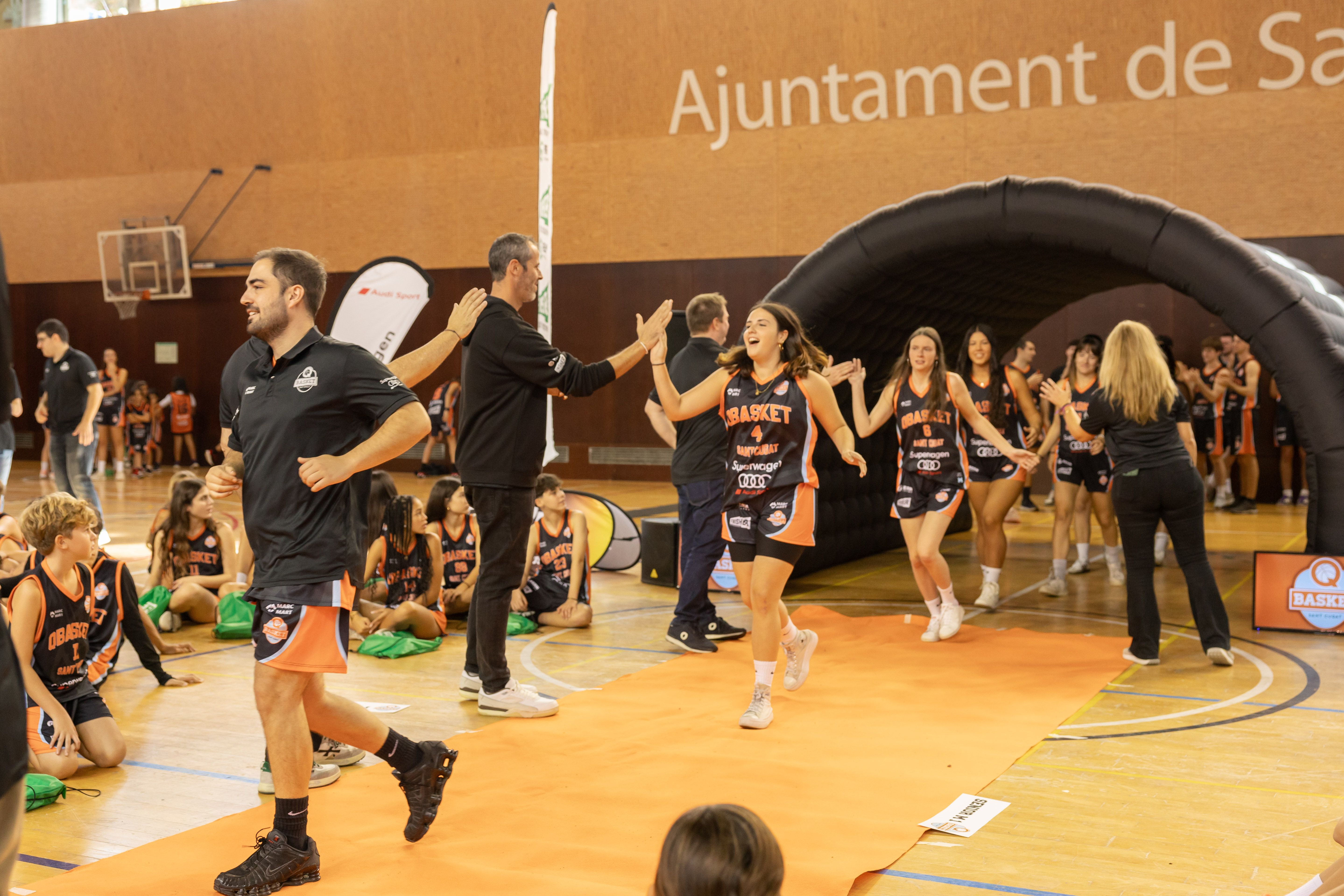Presentació d'equips del Qbasket Sant Cugat de la temporada 2025/2026. FOTO: Arnau Padilla (TOT Sant Cugat)