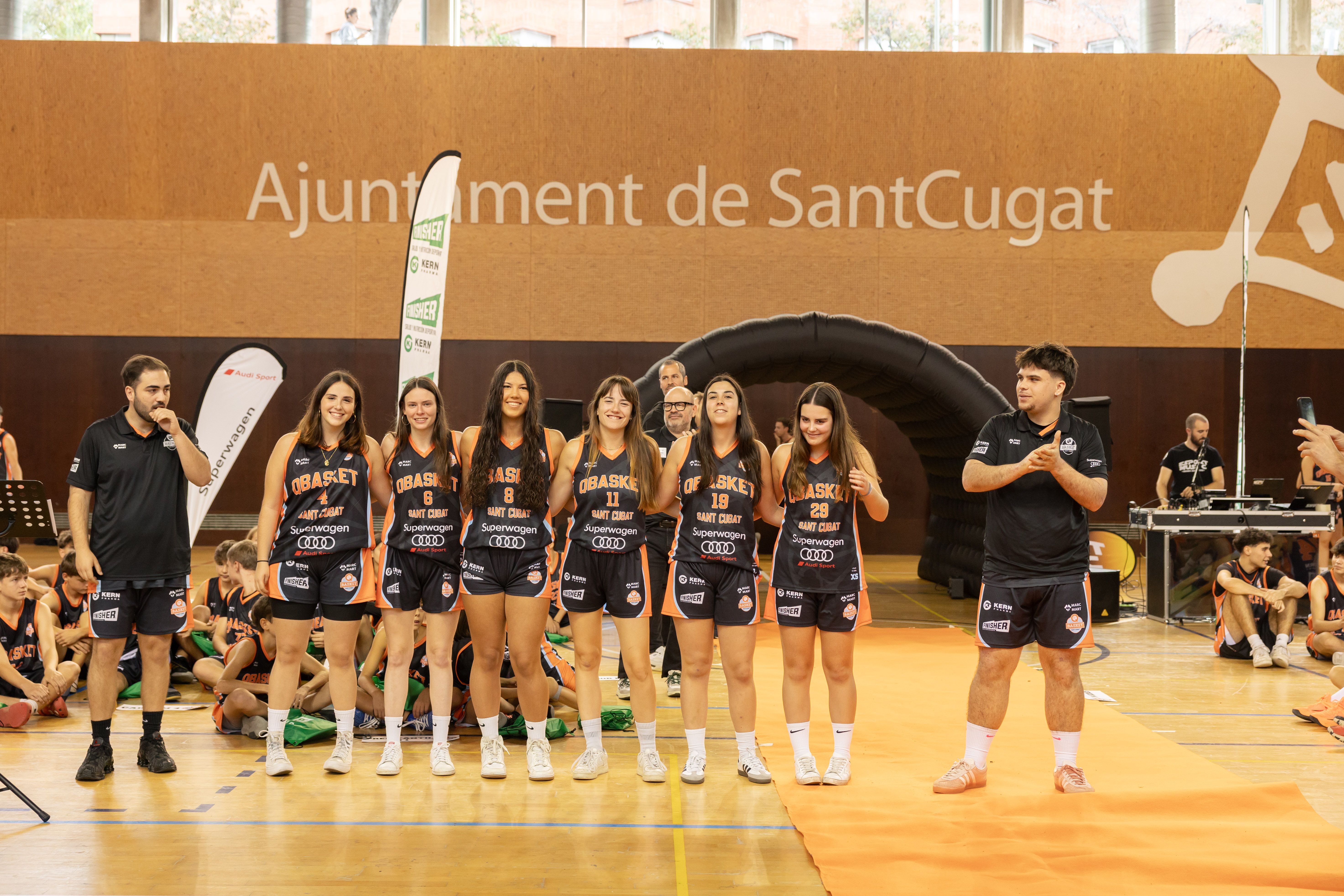 Presentació d'equips del Qbasket Sant Cugat de la temporada 2025/2026. FOTO: Arnau Padilla (TOT Sant Cugat)