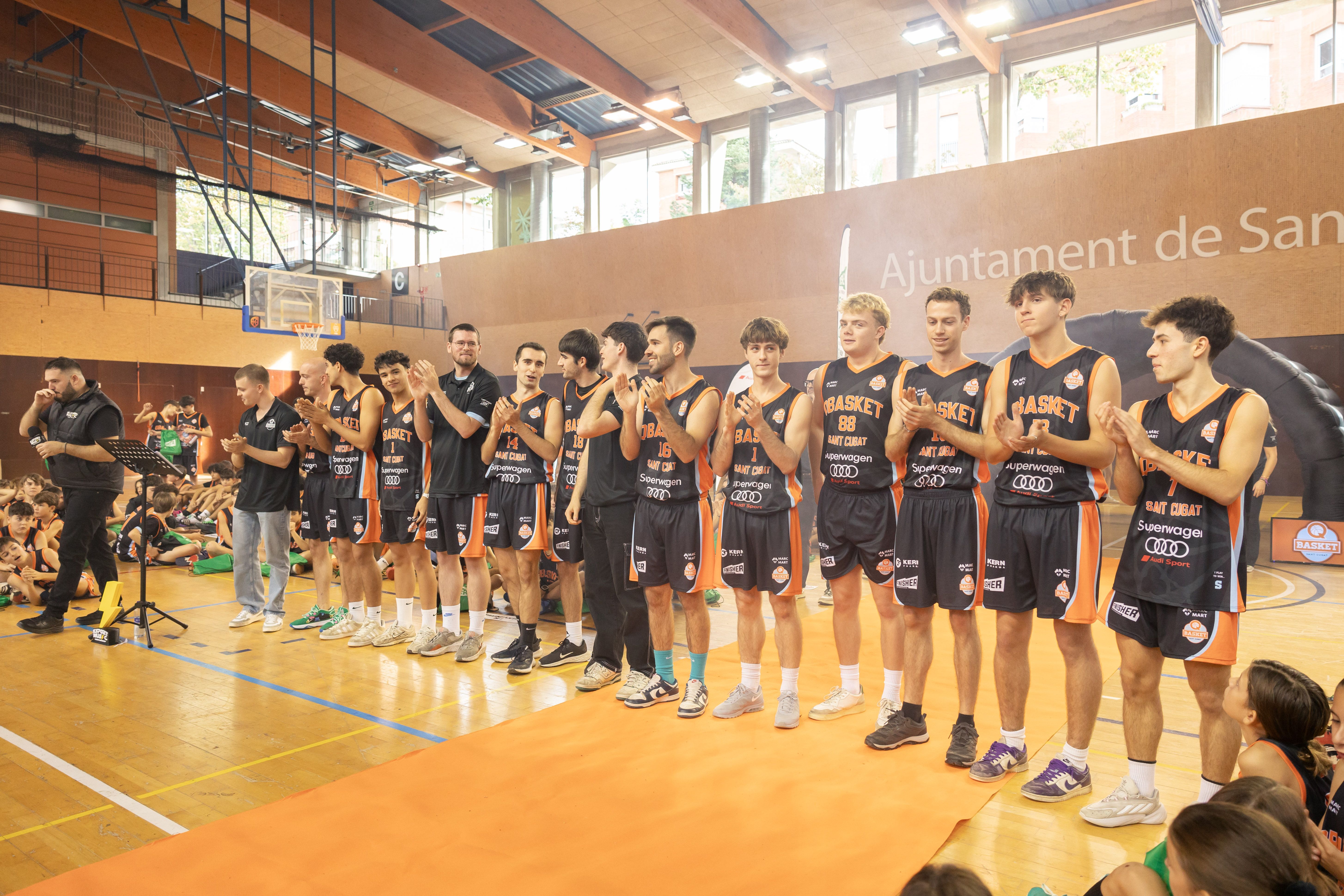 Presentació d'equips del Qbasket Sant Cugat de la temporada 2025/2026. FOTO: Arnau Padilla (TOT Sant Cugat)