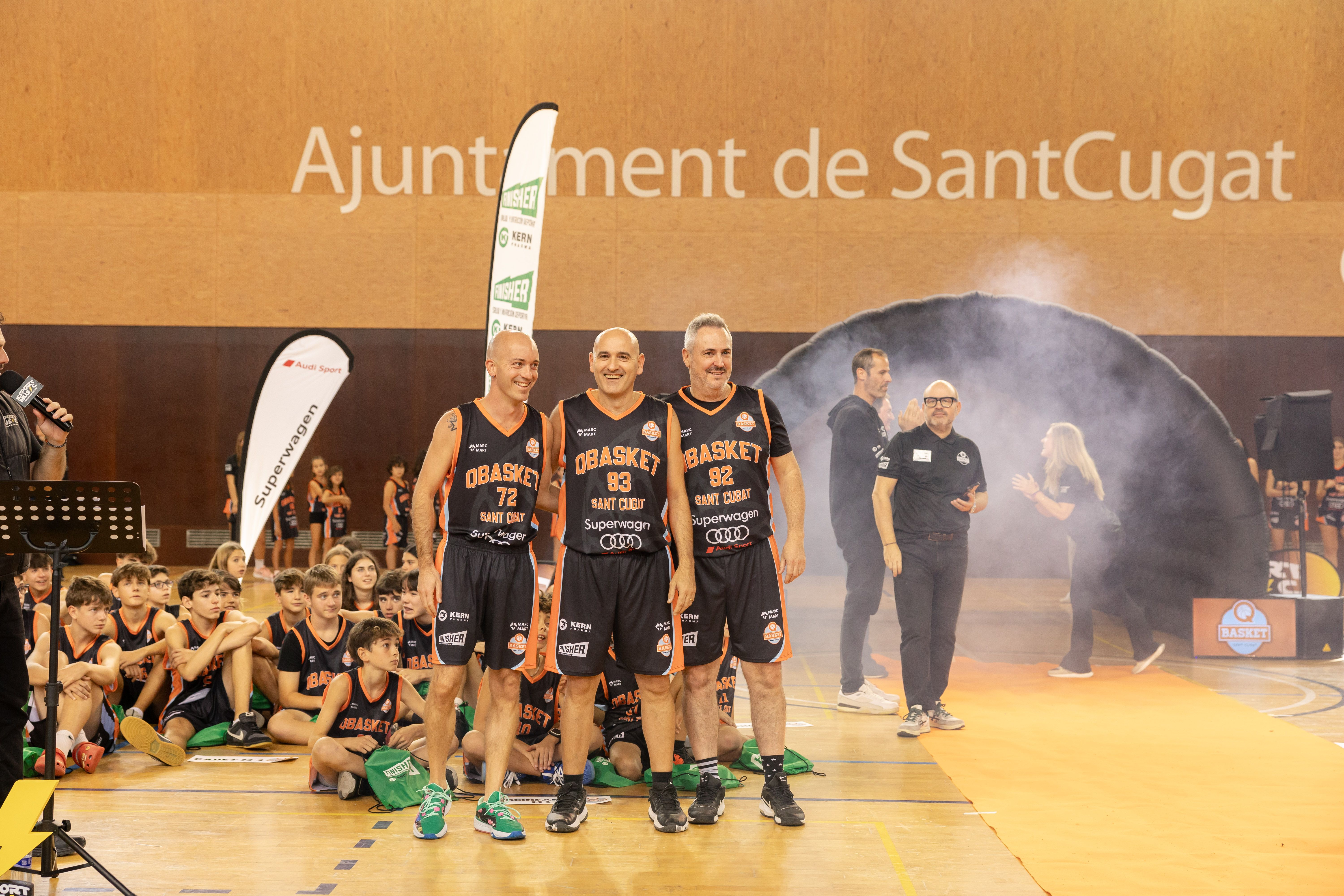 Presentació d'equips del Qbasket Sant Cugat de la temporada 2025/2026. FOTO: Arnau Padilla (TOT Sant Cugat)