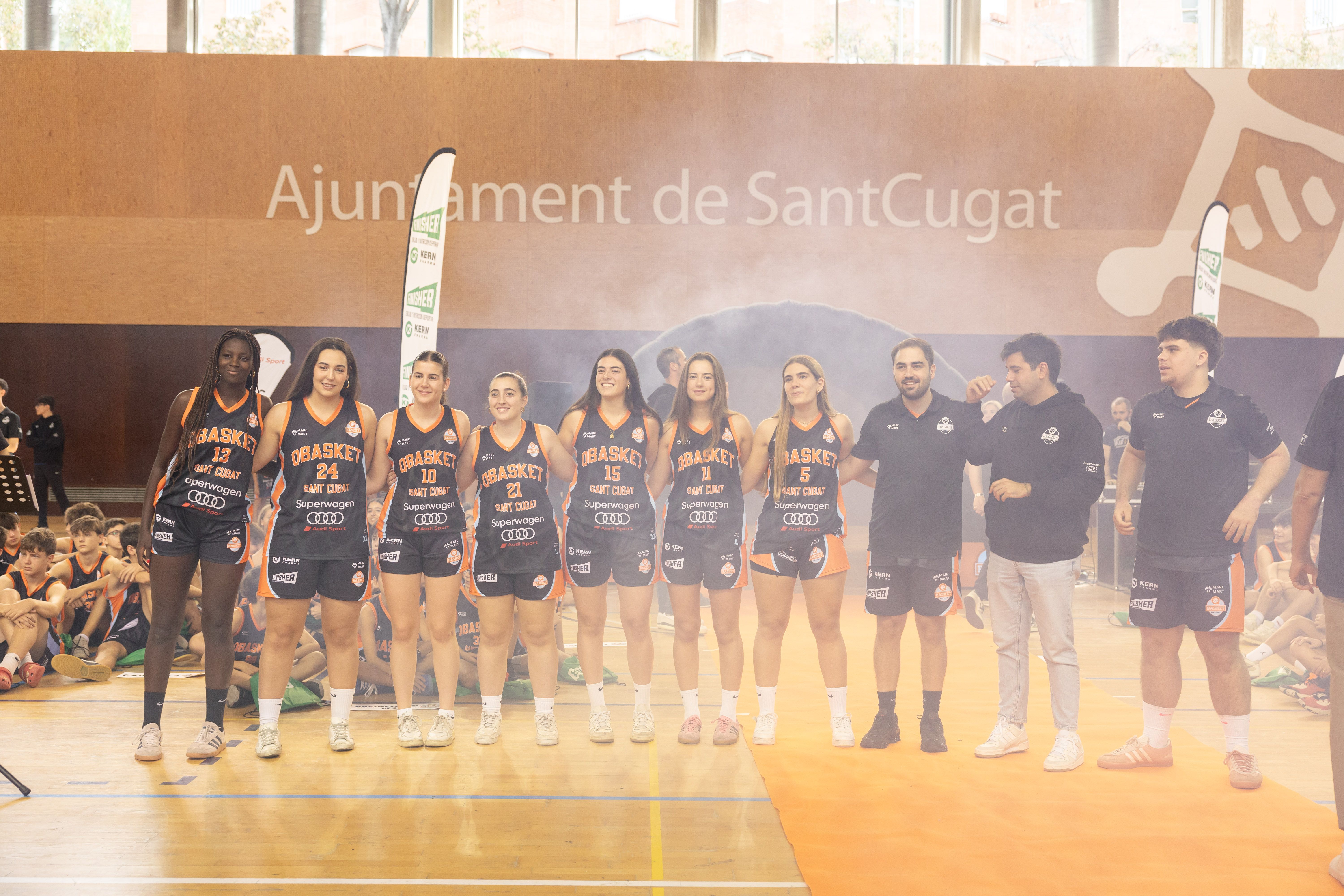 Presentació d'equips del Qbasket Sant Cugat de la temporada 2025/2026. FOTO: Arnau Padilla (TOT Sant Cugat)