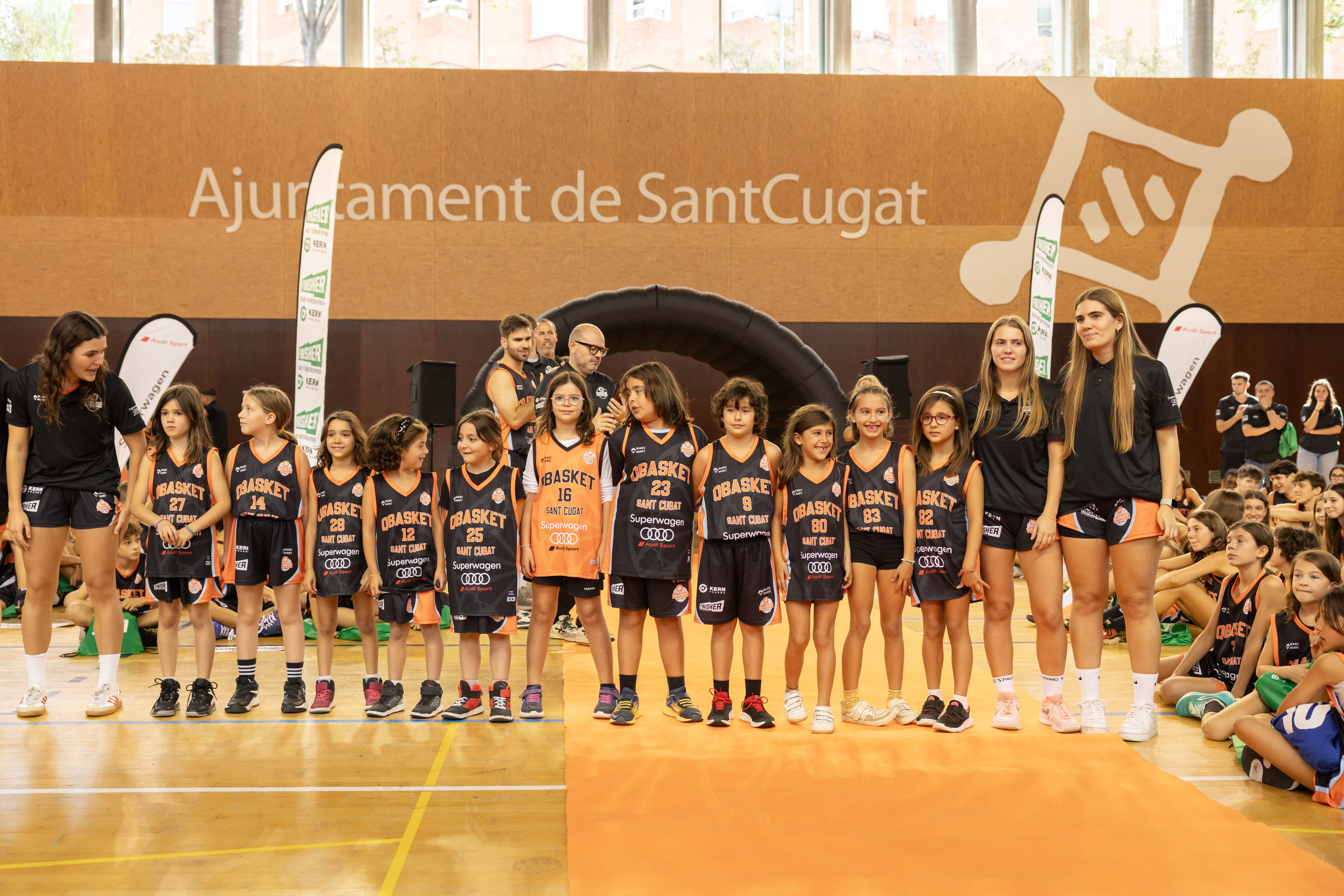 Presentació d'equips del Qbasket Sant Cugat de la temporada 2025/2026. FOTO: Arnau Padilla (TOT Sant Cugat)
