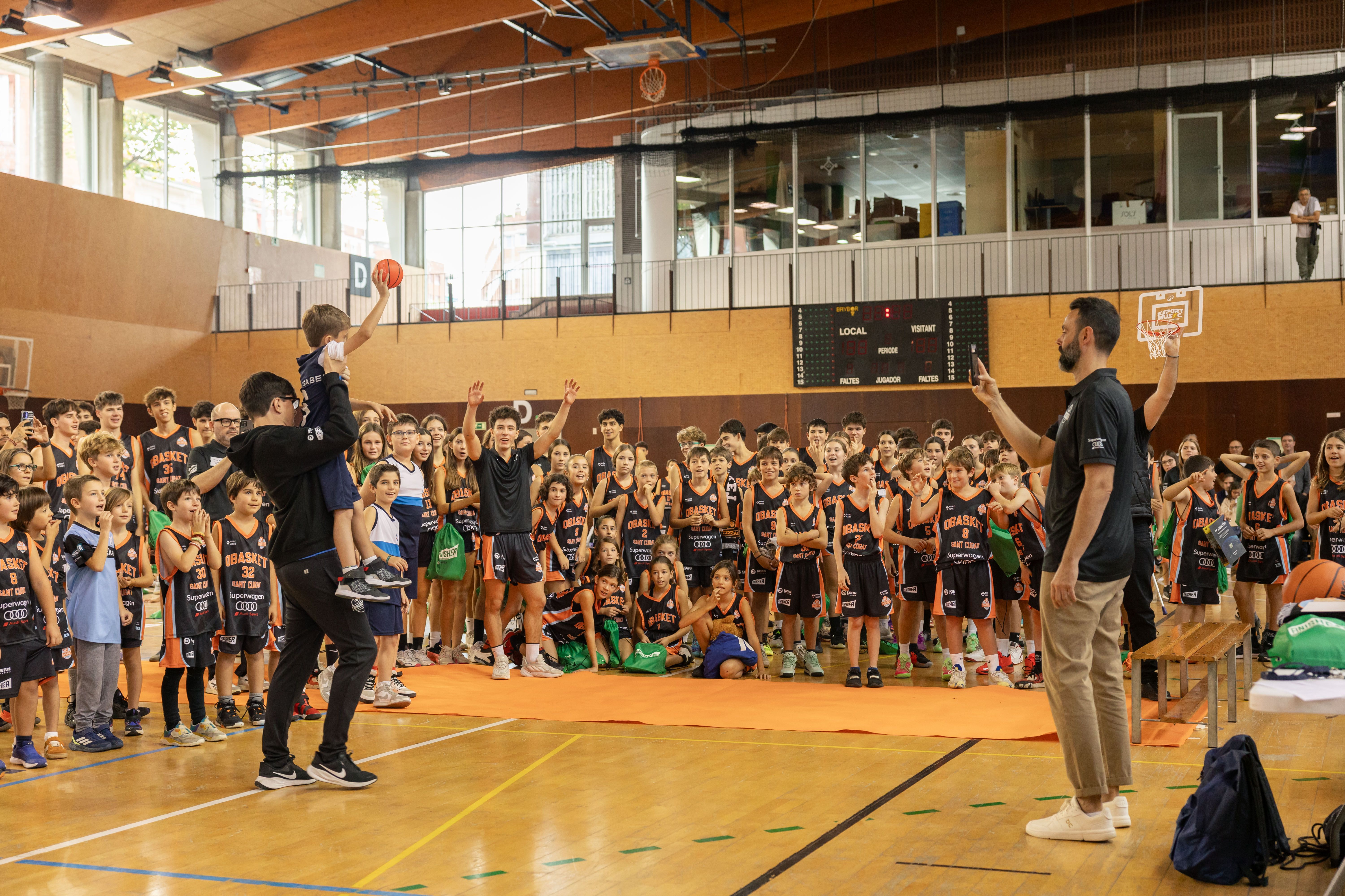 Presentació d'equips del Qbasket Sant Cugat de la temporada 2025/2026. FOTO: Arnau Padilla (TOT Sant Cugat)