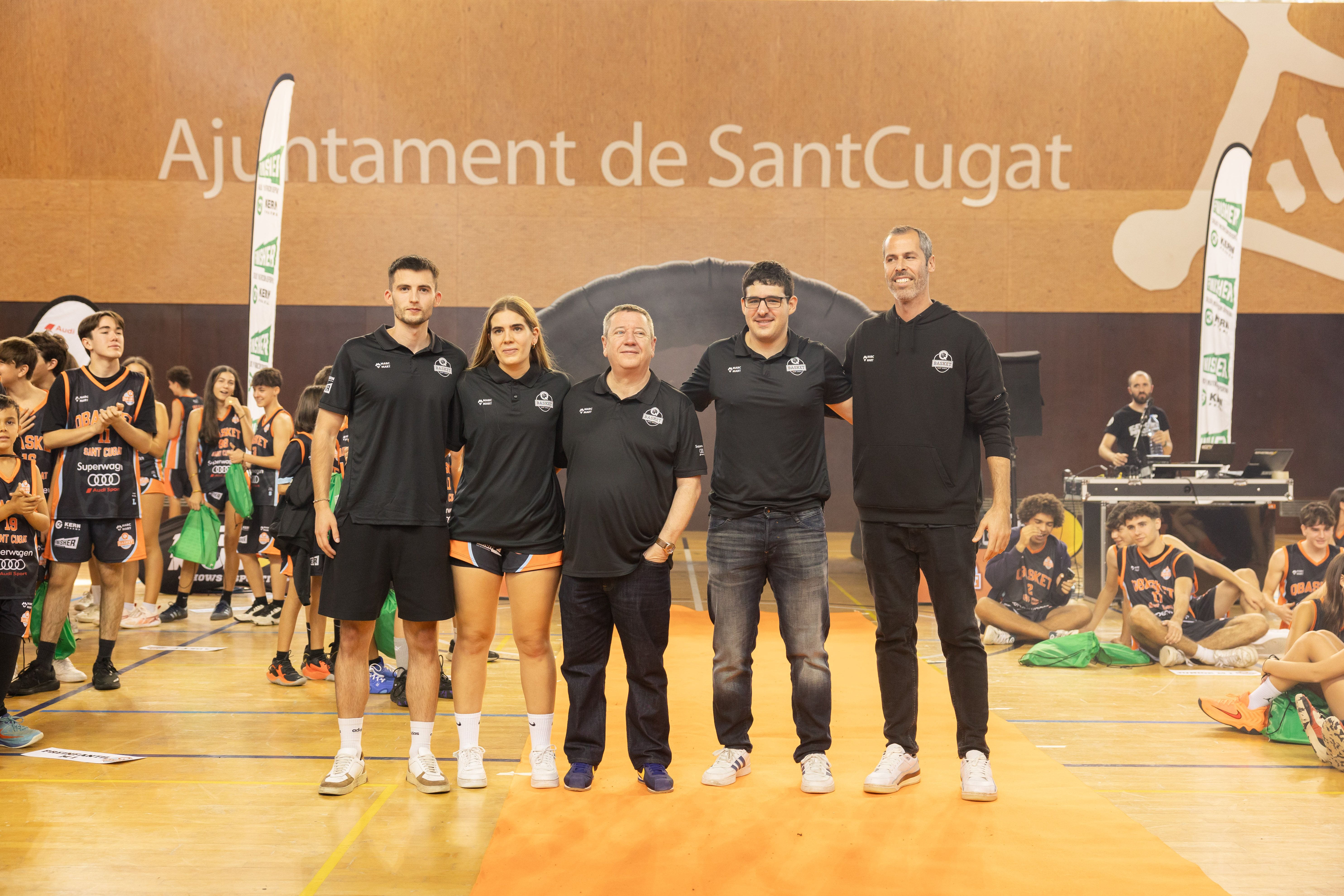 Presentació d'equips del Qbasket Sant Cugat de la temporada 2025/2026. FOTO: Arnau Padilla (TOT Sant Cugat)