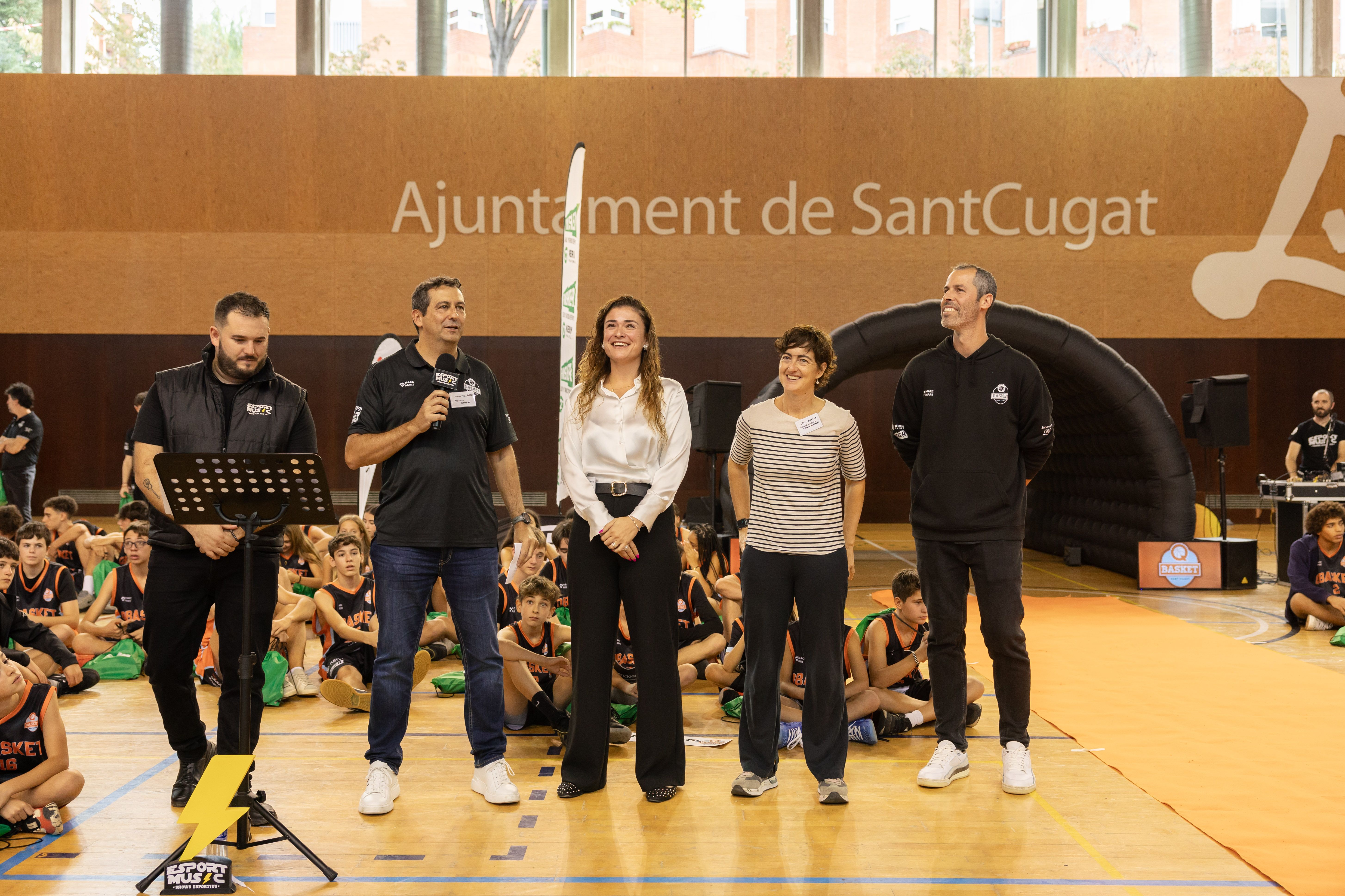 Presentació d'equips del Qbasket Sant Cugat de la temporada 2025/2026. FOTO: Arnau Padilla (TOT Sant Cugat)