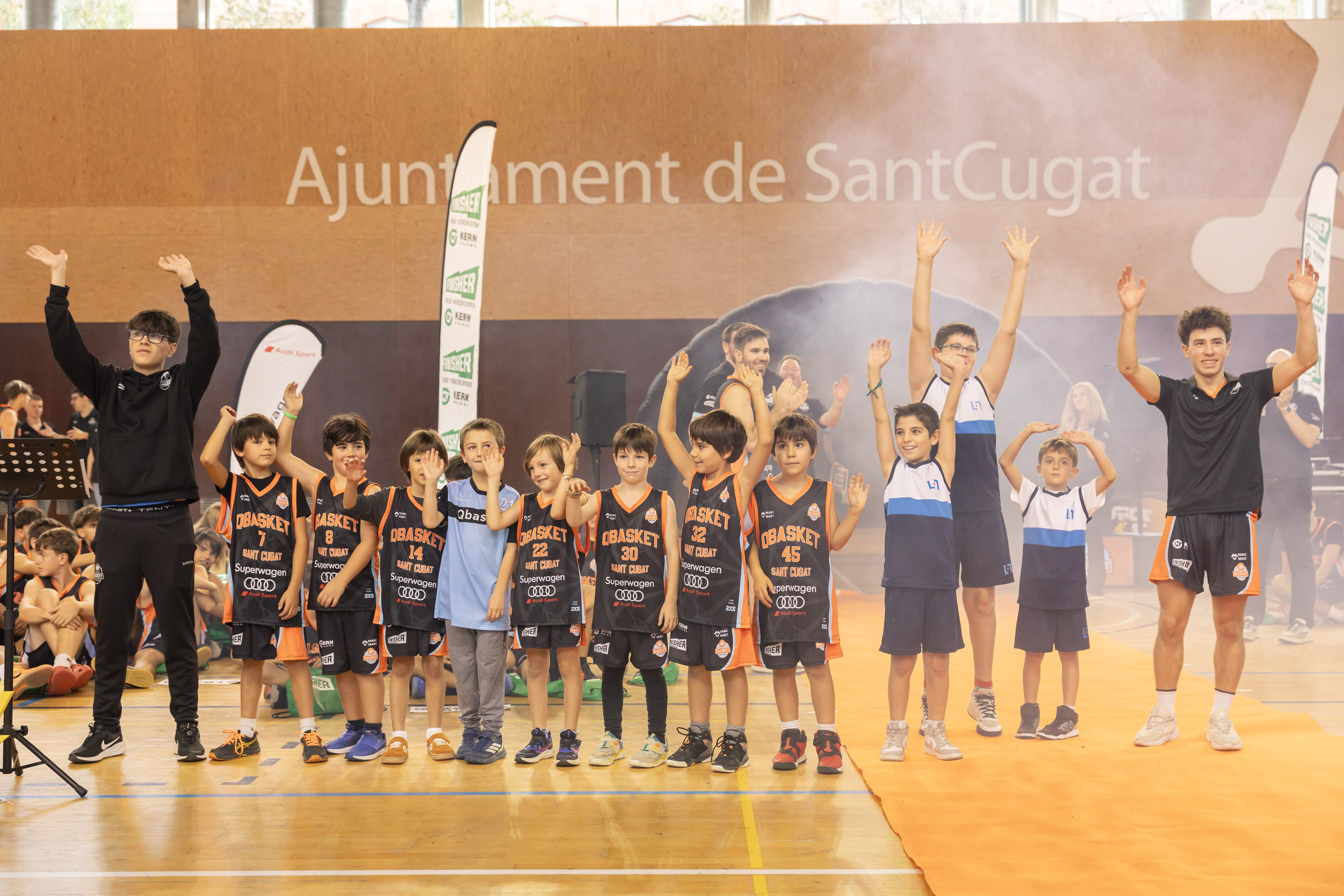 Presentació d'equips del Qbasket Sant Cugat de la temporada 2025/2026. FOTO: Arnau Padilla