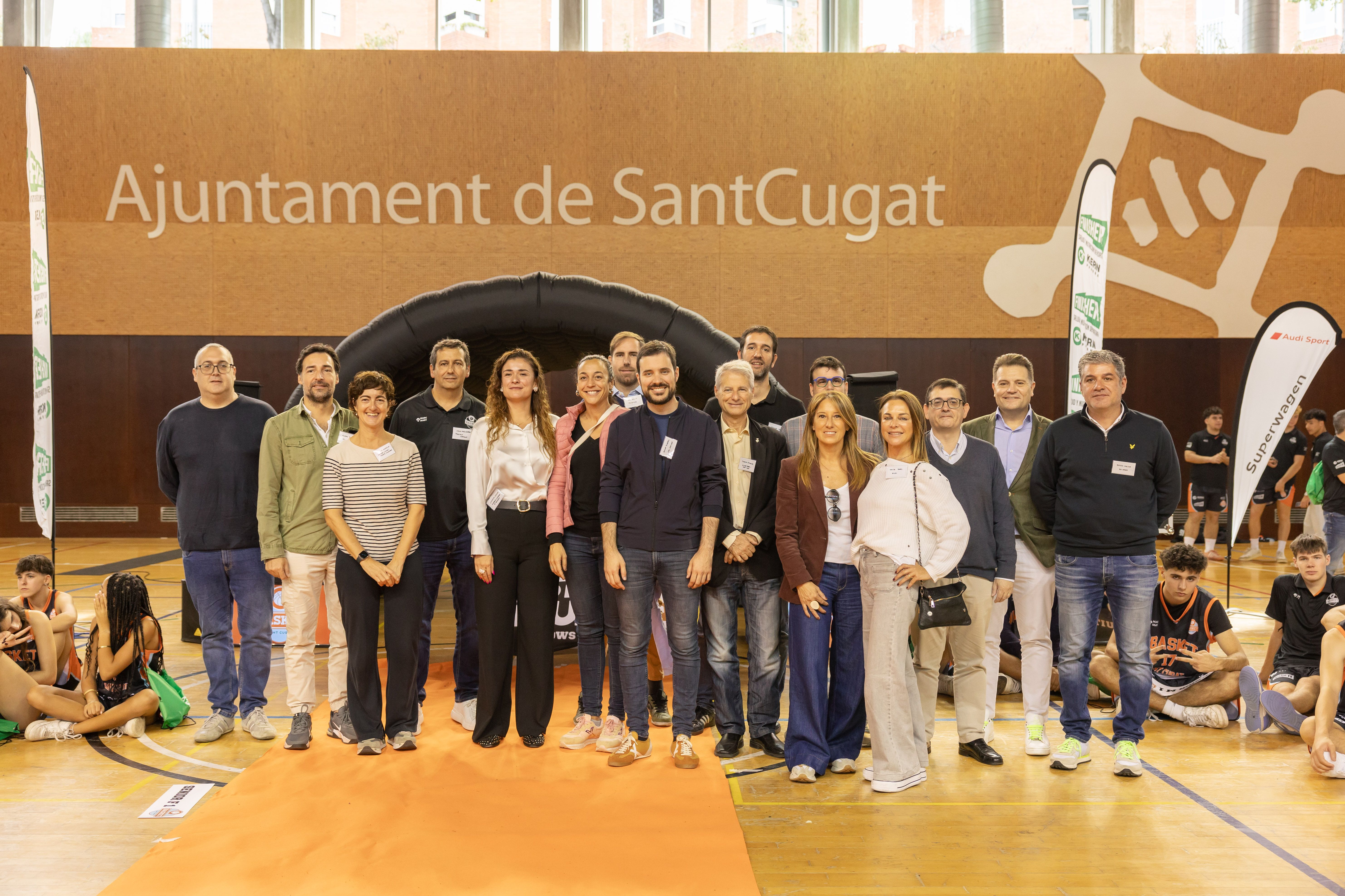 Presentació d'equips del Qbasket Sant Cugat de la temporada 2025/2026. FOTO: Arnau Padilla (TOT Sant Cugat)