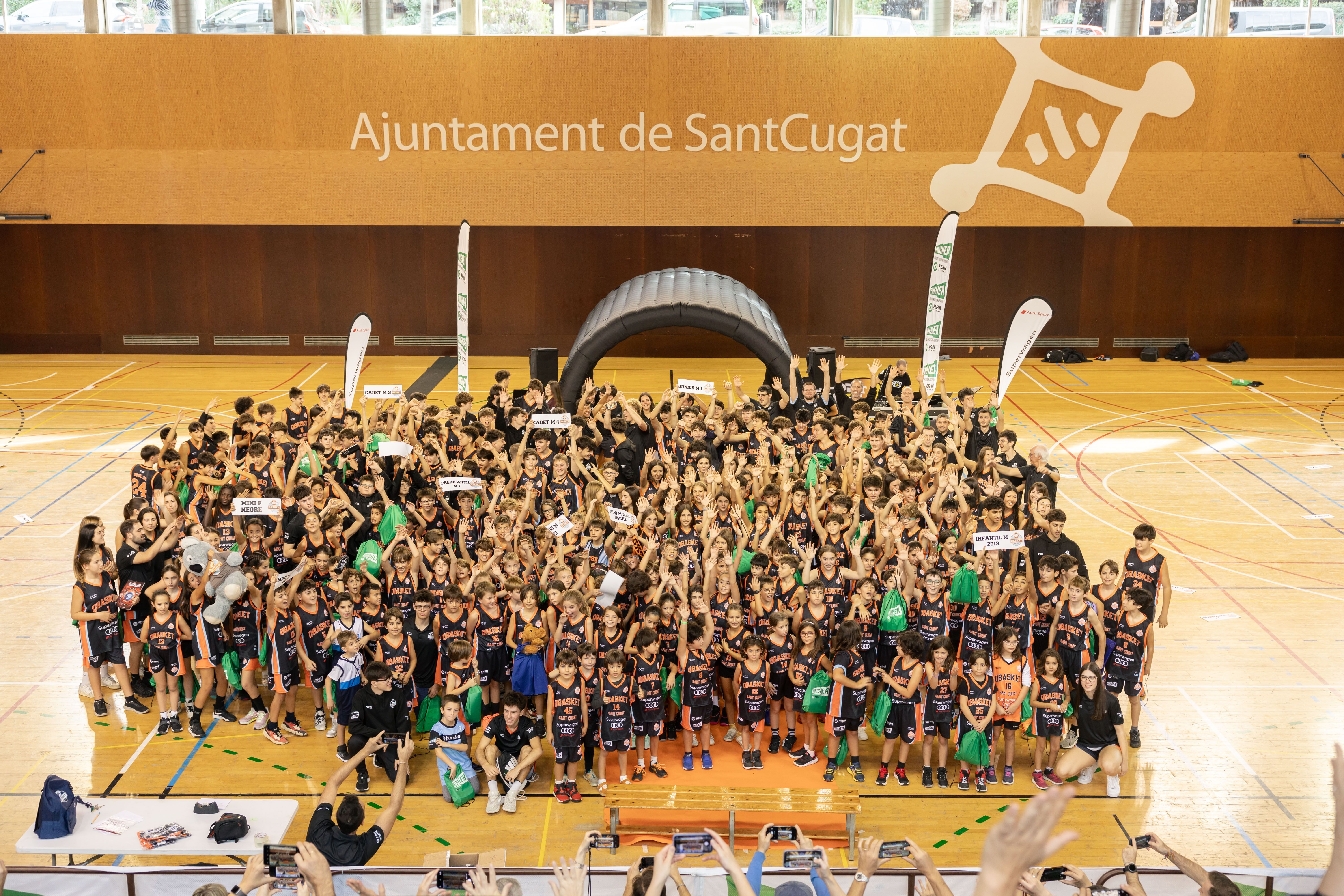 Presentació d'equips del Qbasket Sant Cugat de la temporada 2025/2026. FOTO: Arnau Padilla (TOT Sant Cugat)