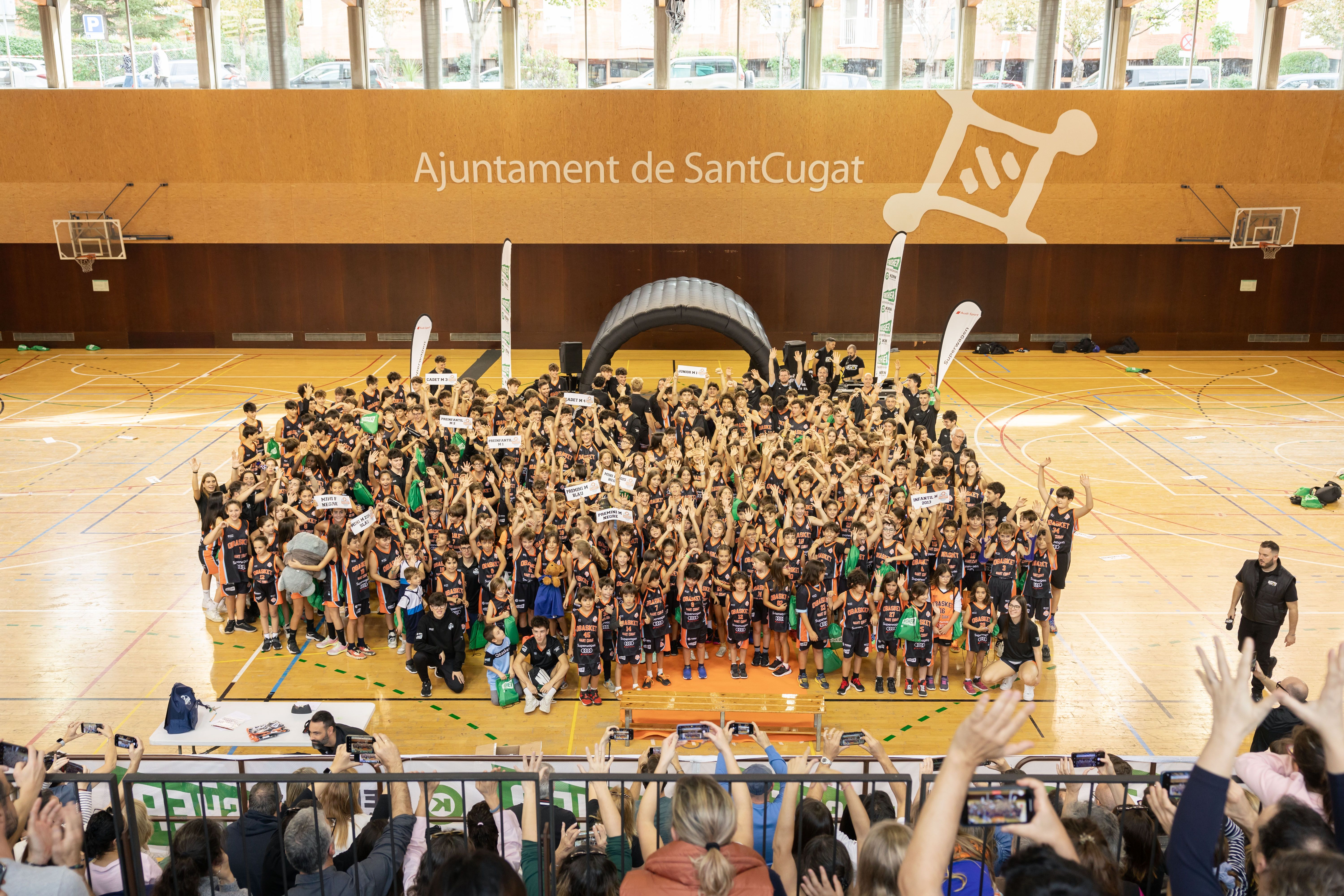 Presentació d'equips del Qbasket Sant Cugat de la temporada 2025/2026. FOTO: Arnau Padilla (TOT Sant Cugat)