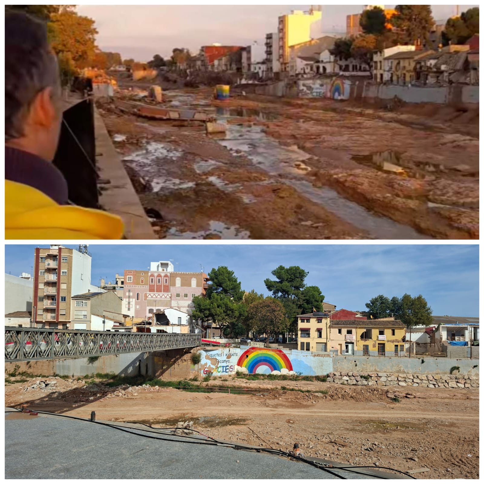 Obres realitzades a Picanya un any després de la catàstrofe de la DANA. FOTO: ADF
