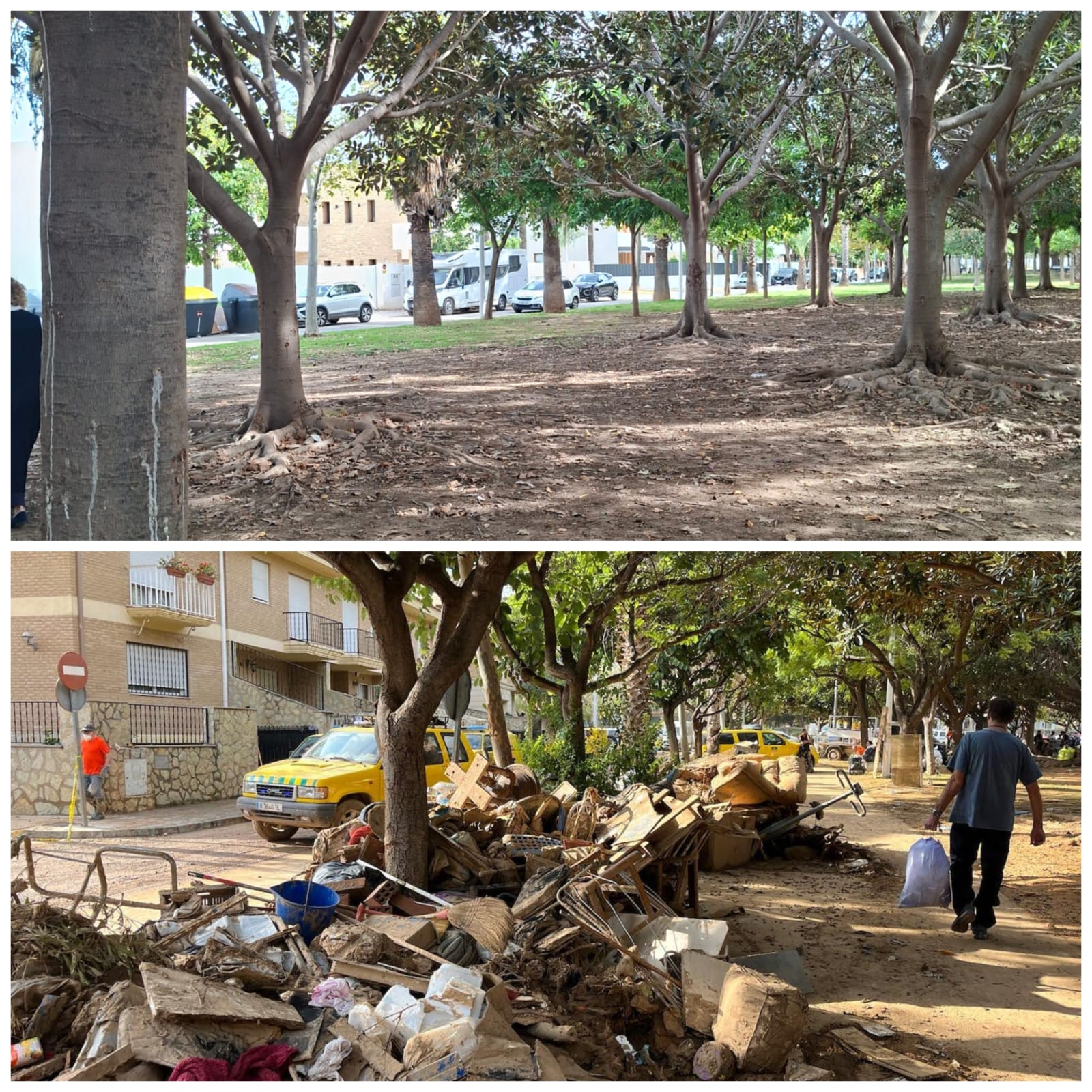 Obres realitzades a Picanya un any després de la catàstrofe de la DANA. FOTO: ADF