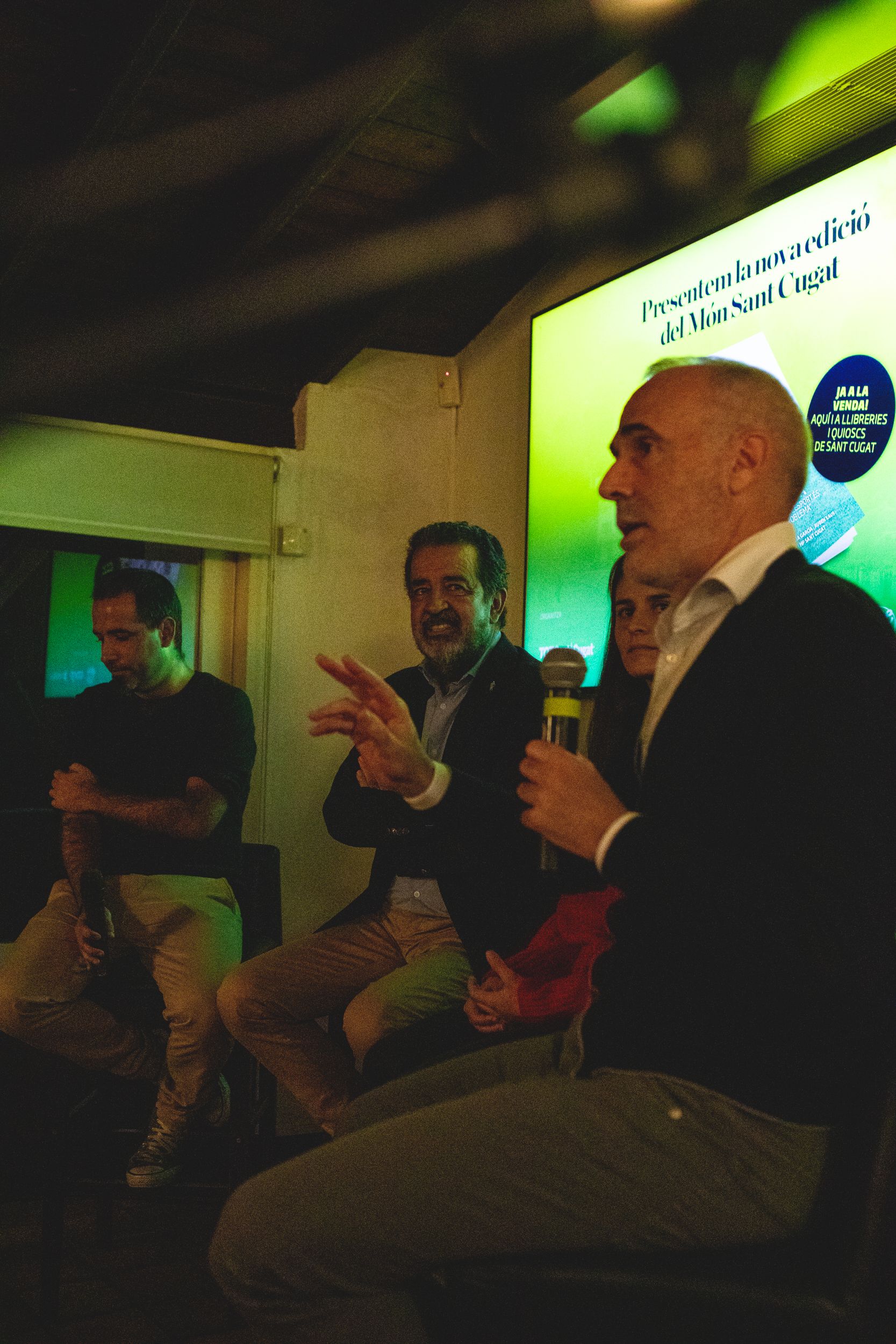 Hi va haver una taula rodona amb Àlex Corretja, Jorid Robirosa i Laia Vidosa FOTO: Joana Arribas (TOT Sant Cugat) 