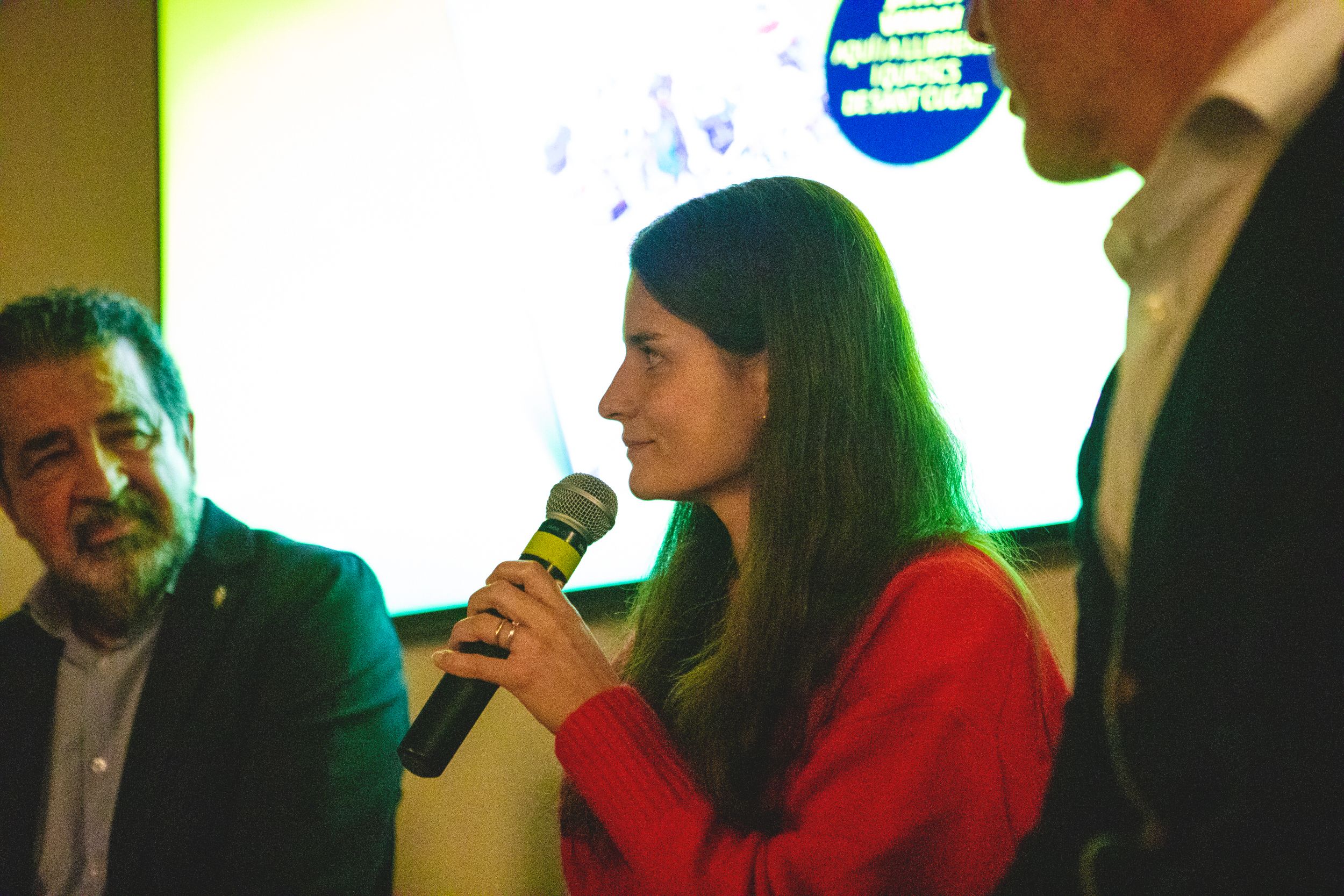 Hi va haver una taula rodona amb Àlex Corretja, Jorid Robirosa i Laia Vidosa FOTO: Joana Arribas (TOT Sant Cugat) 