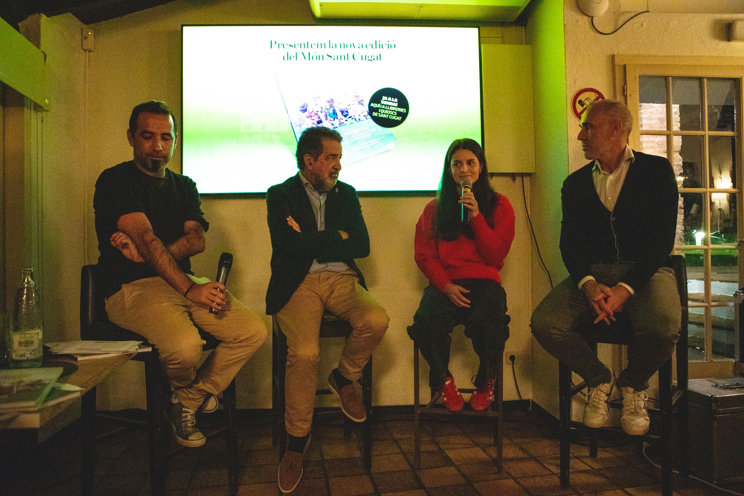 Hi va haver una taula rodona amb Àlex Corretja, Jorid Robirosa i Laia Vidosa FOTO: Joana Arribas (TOT Sant Cugat) 