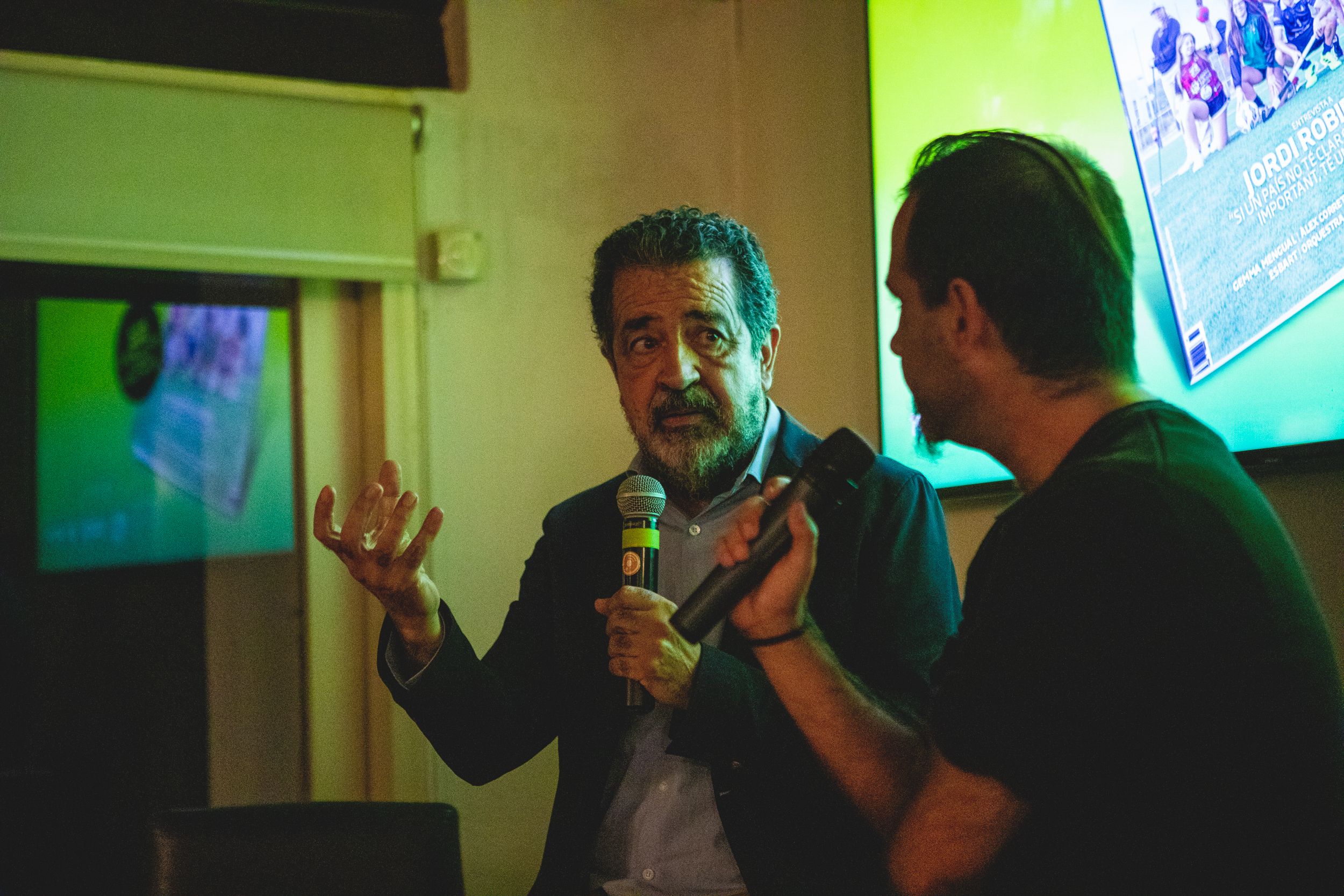 Hi va haver una taula rodona amb Àlex Corretja, Jorid Robirosa i Laia Vidosa FOTO: Joana Arribas (TOT Sant Cugat) 