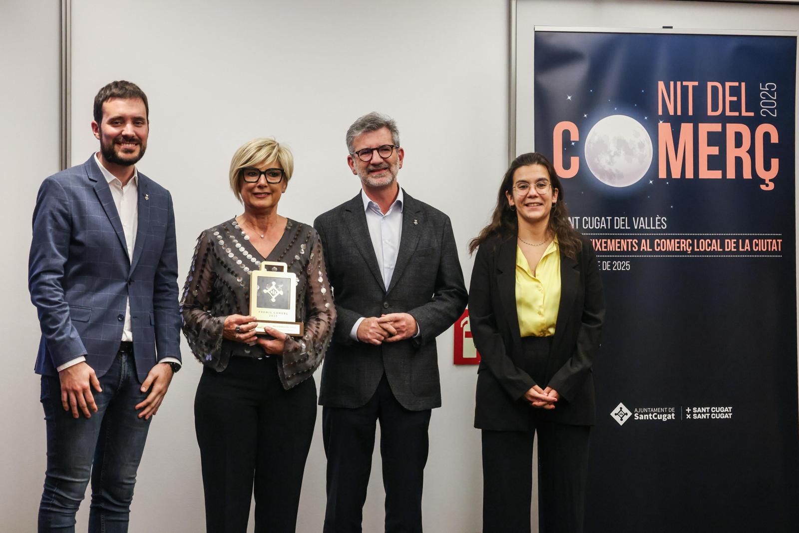 Reconeixement a la Trajectòria: INMA SERRABOGUÑA I CORTÉS (Polleria Inma, Mercat Torreblanca). FOTO: Ajuntament