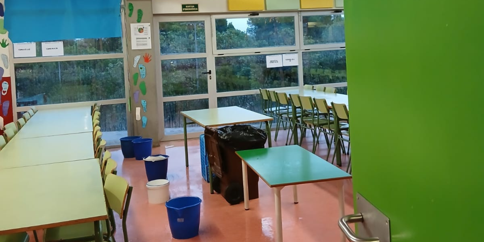 Goteres a l'Escola Gerbert d'Orlach. FOTO: Cedida