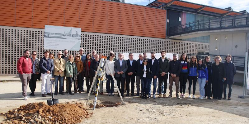 El nou pavelló d'entrenament de gimnàstica es construirà on l'actual pàrquing de sorra de la ZEM La Guinardera. FOTO: Ajuntament