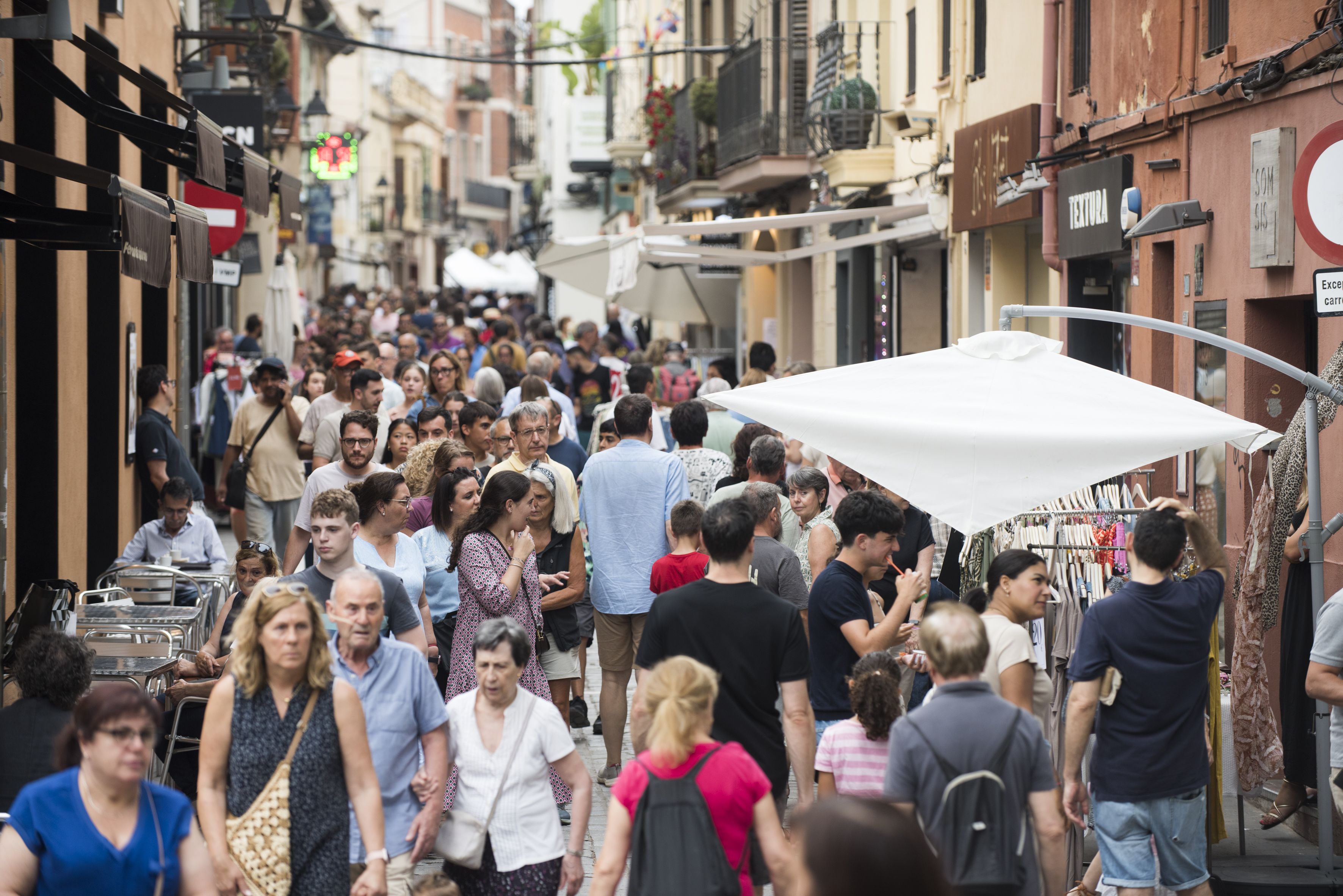 El carrer de Santa Maria de Sant Cugat FOTO: Arxiu TOT Sant Cugat