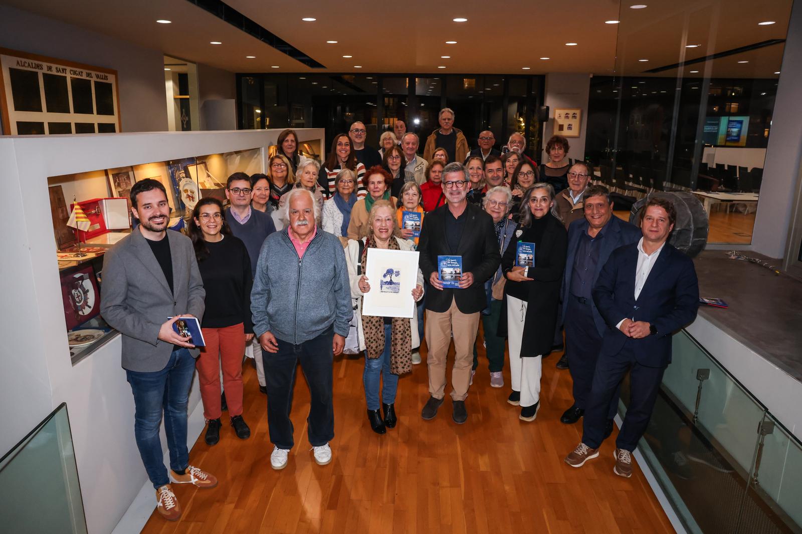 Presentació del llibre 'Un barri, un temps, una mirada'. FOTO: Ajuntament