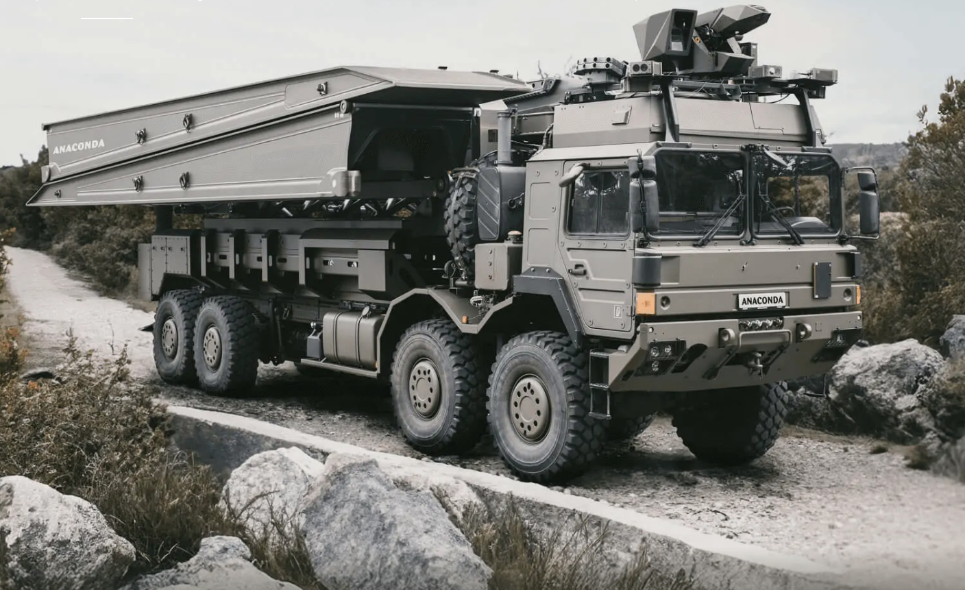 El vehicle blindat Anaconda, que Santa Bárbara vol desenvolupar des de Sant Cugat amb Gutmar FOTO: GDELS