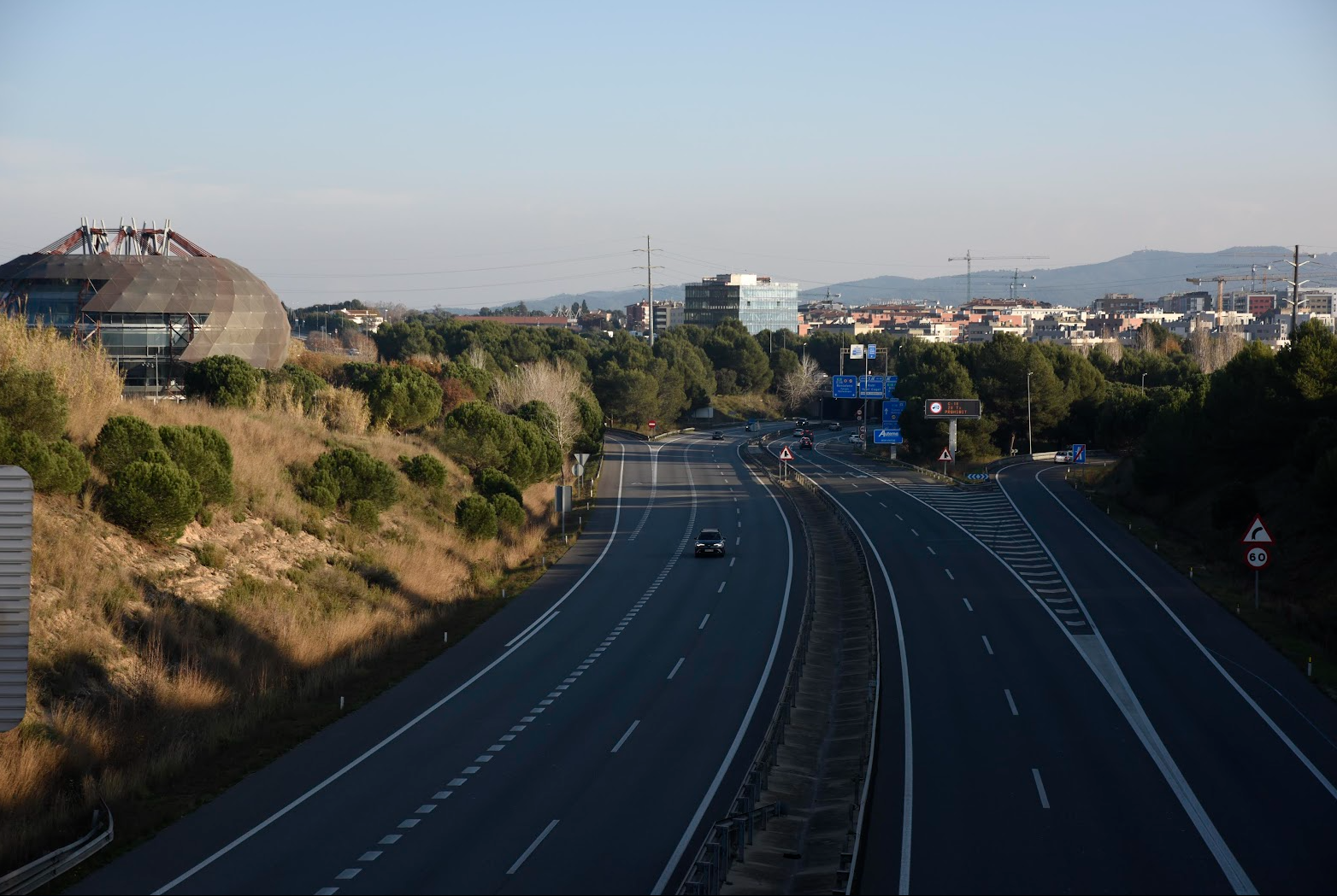 La C-16 en el seu pas per Sant Cugat FOTO: TOT Sant Cugat