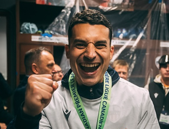 Àlex Baró, preparador físic de l'Atlético Ottawa, nou campió de la lliga professional de futbol del Canadà. FOTO: @coach_alexbaro