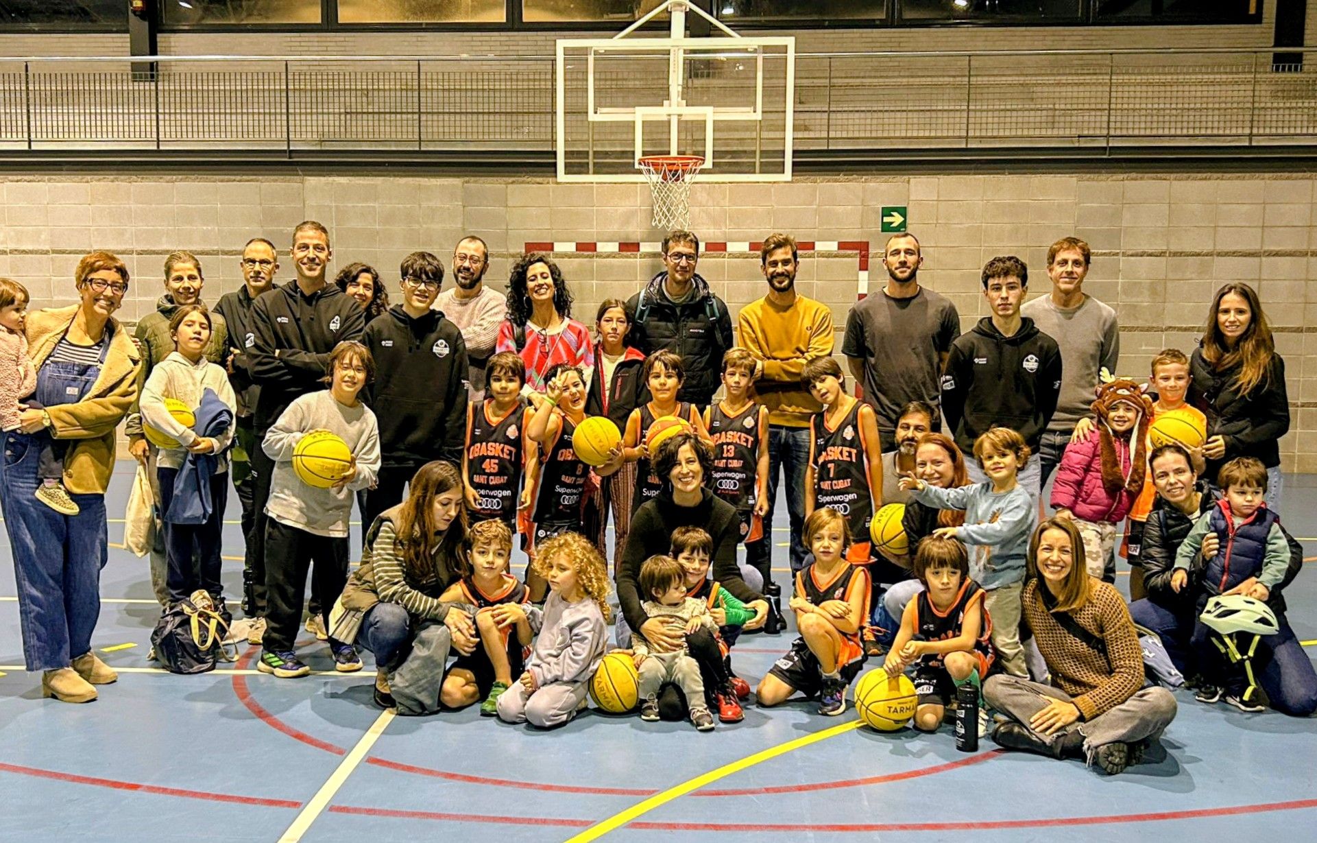Primer partit de l’Escoleta masculina del Qbasket. FOTO: Qbasket