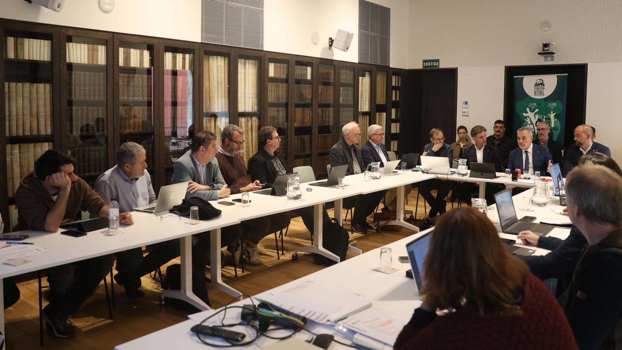 Assemblea general del Consorci del Parc de Collserola, celebrat aquest dijous 13 de novembre, amb la presència del regidor cerdanyolenc Antonio Otero. FOTO: Consorci